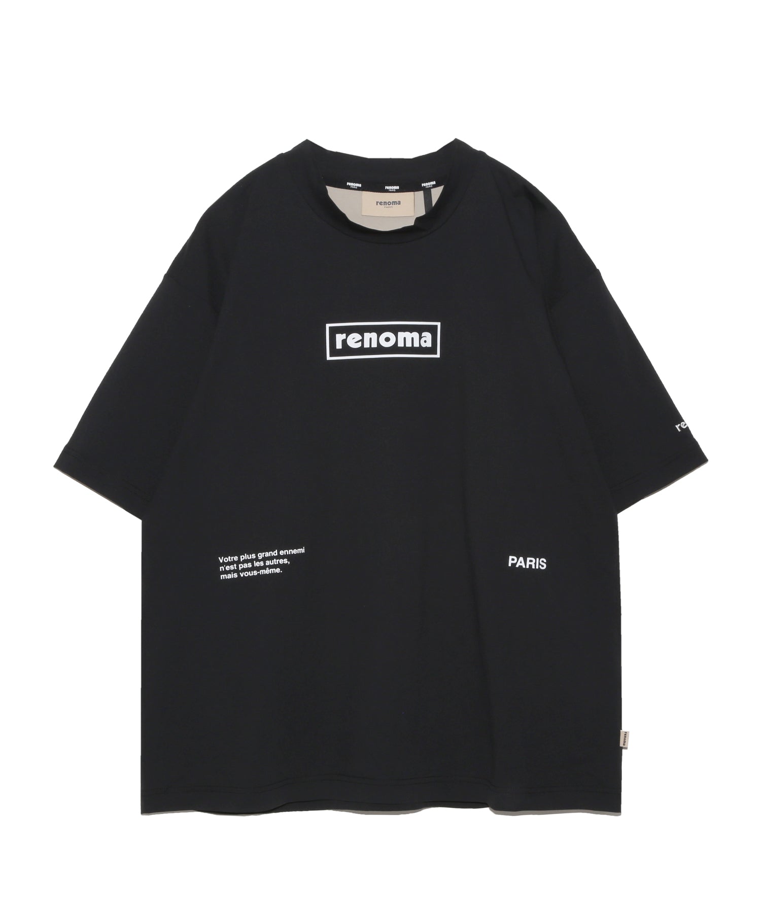 BACK SWITCHING CREW NECK T SS – renoma golf