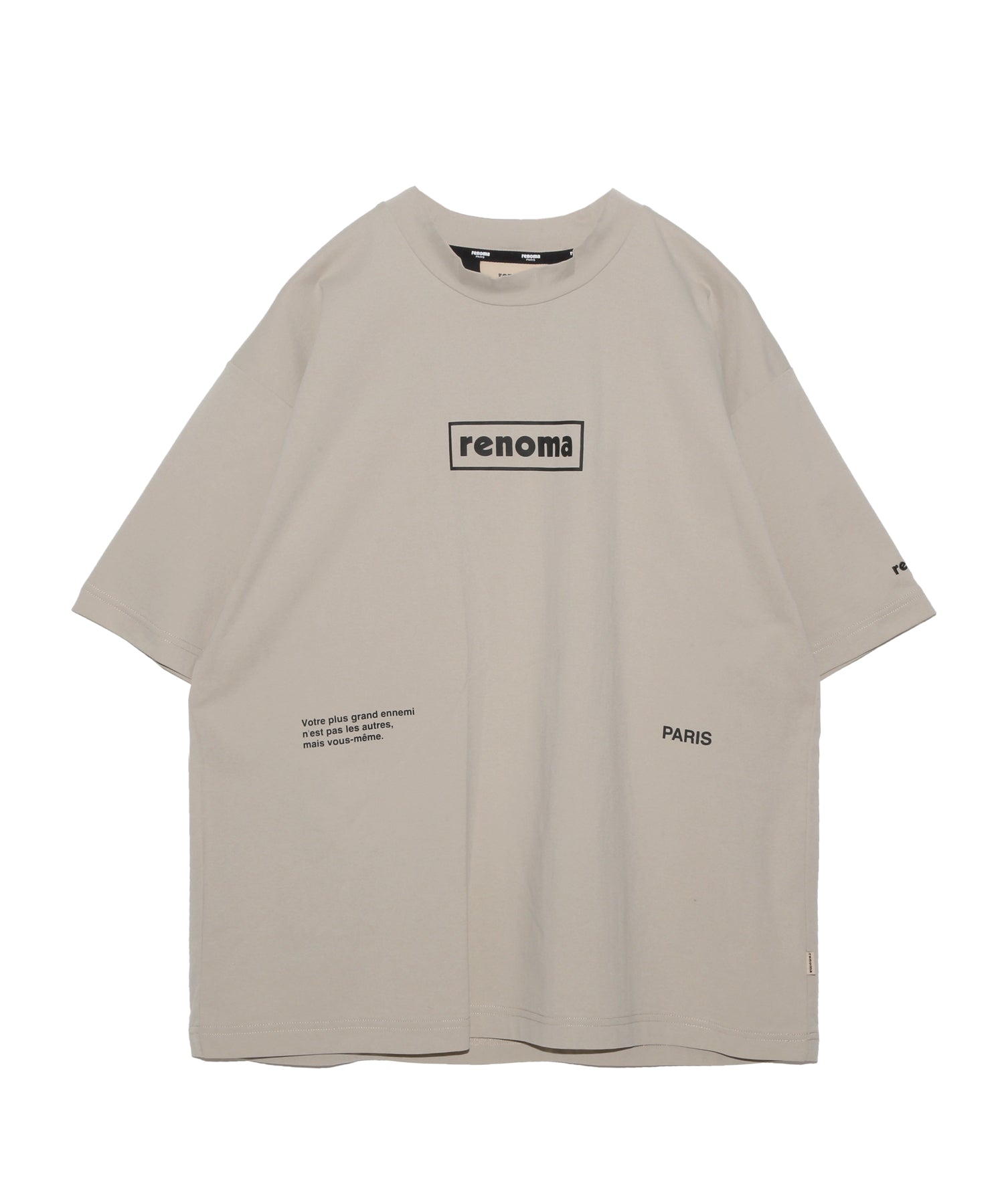 BACK SWITCHING CREW NECK T SS – renoma golf