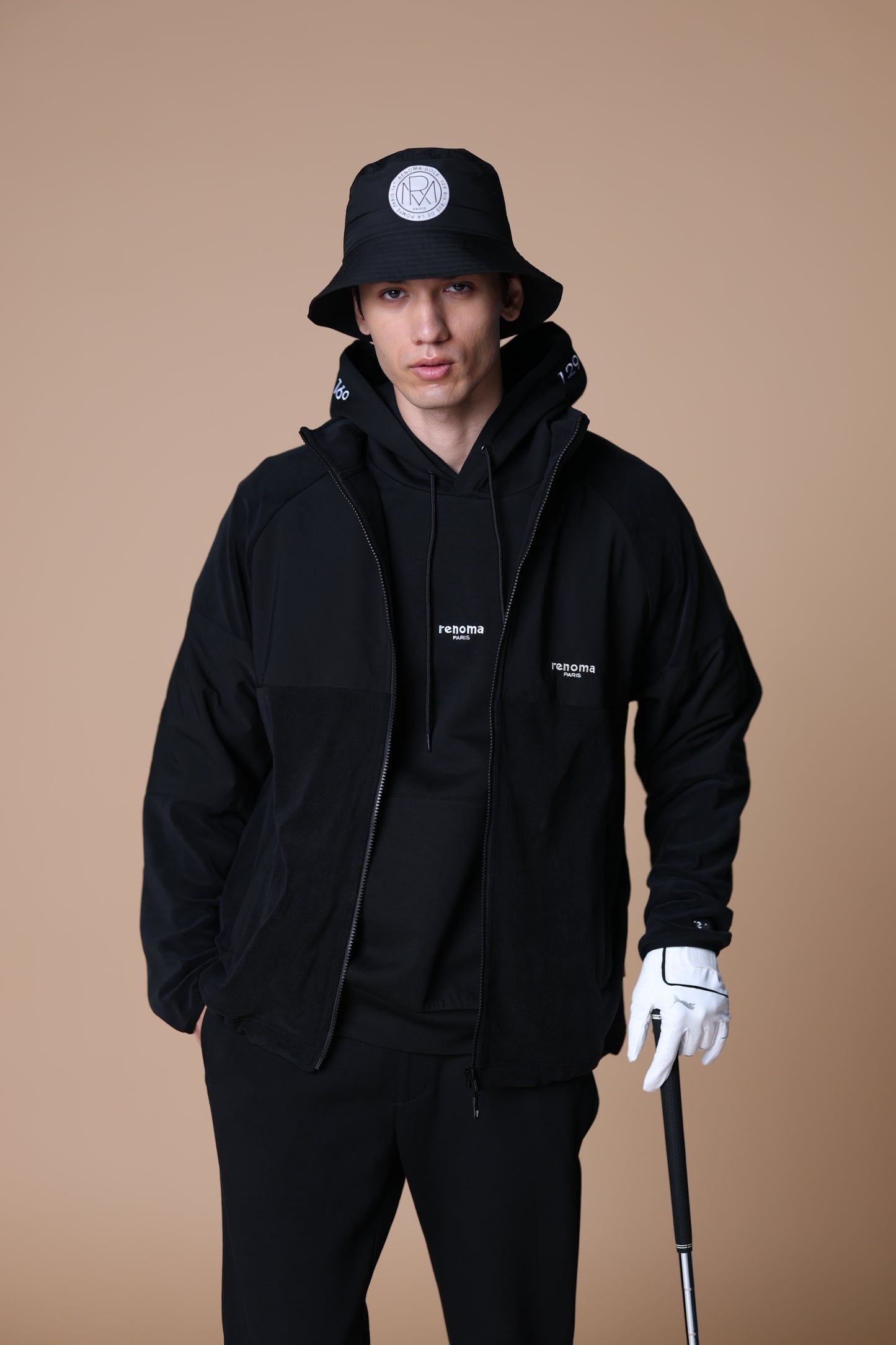 POLYESTER ROUND LOGO HAT