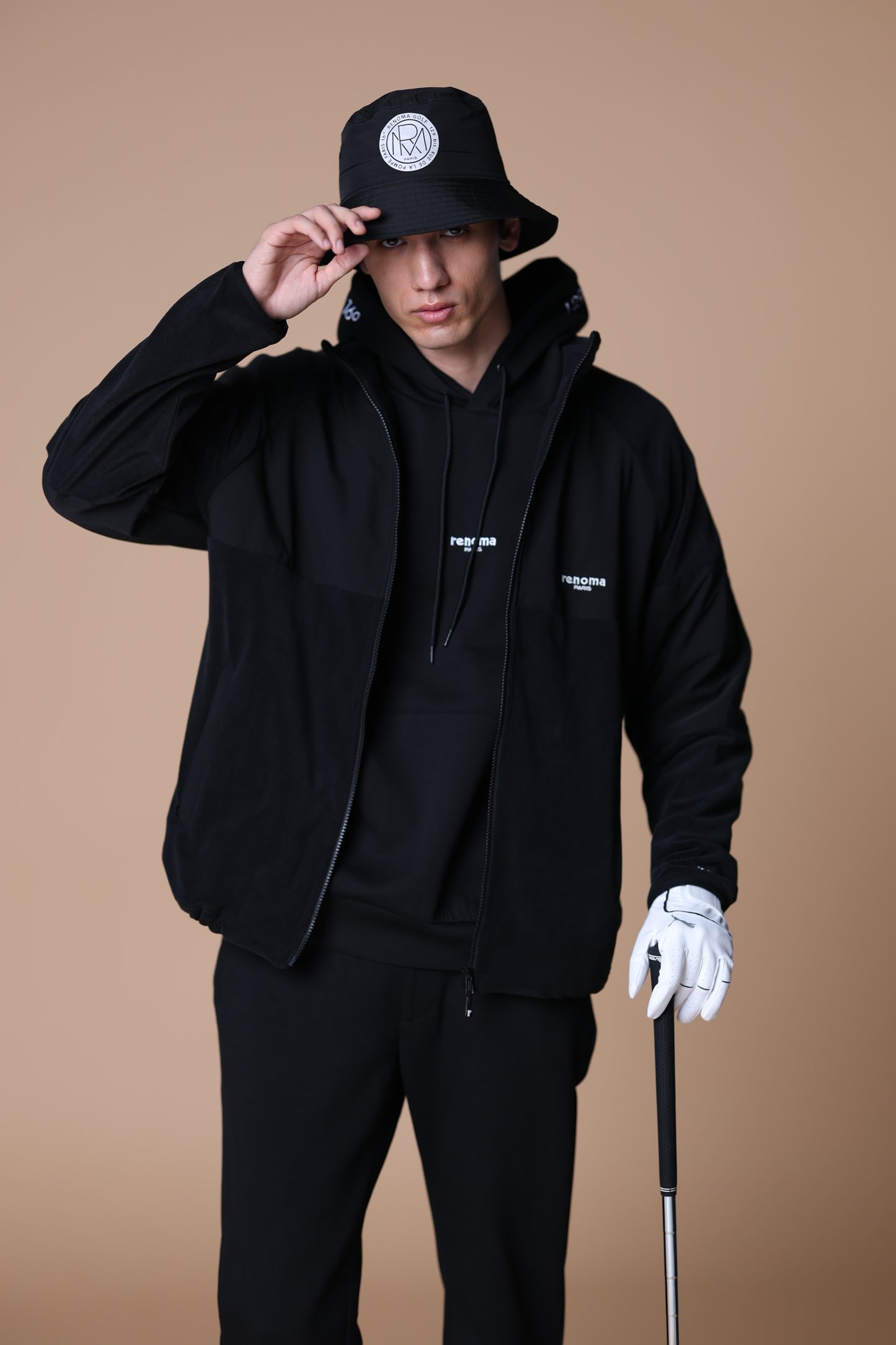 POLYESTER ROUND LOGO HAT