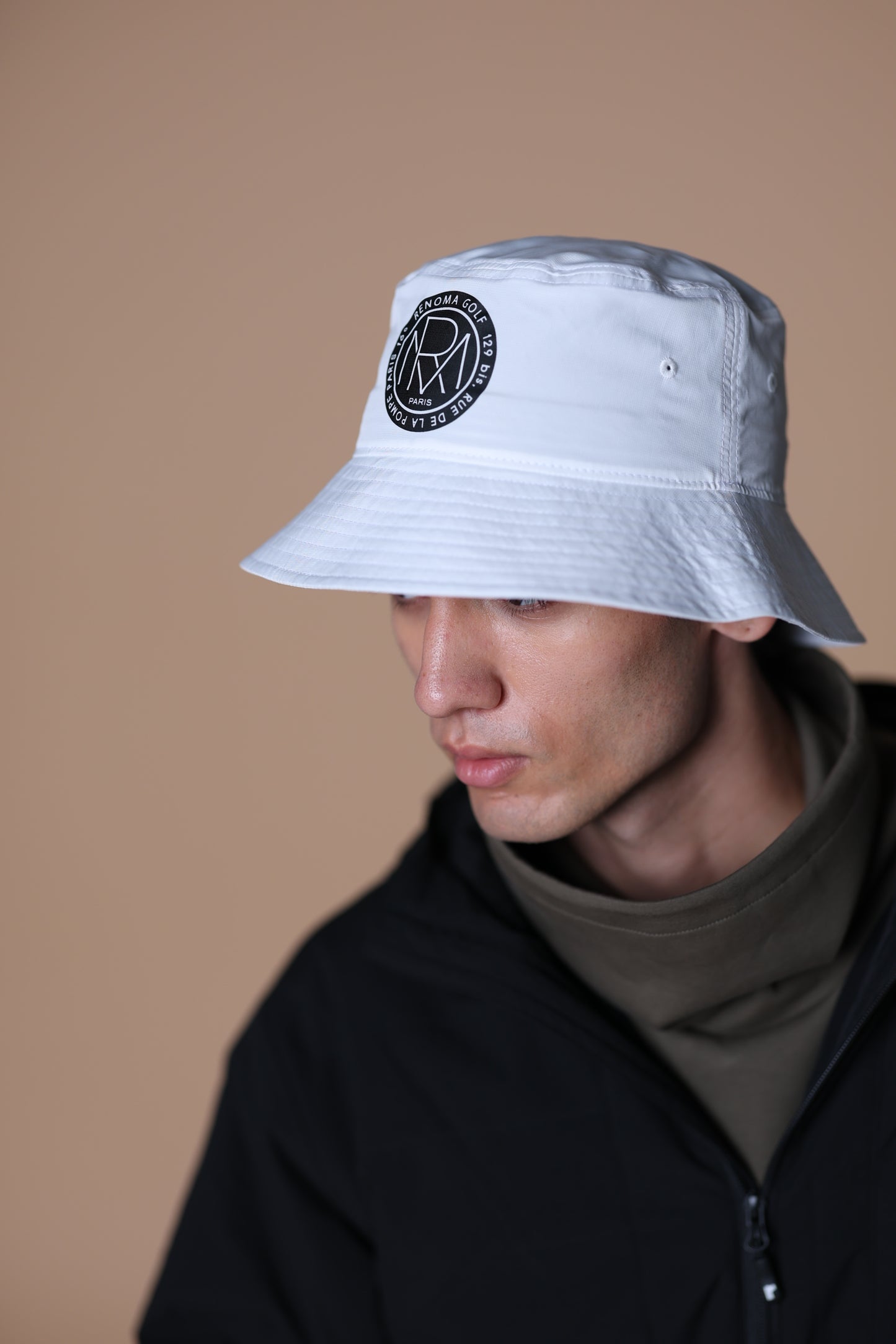POLYESTER ROUND LOGO HAT