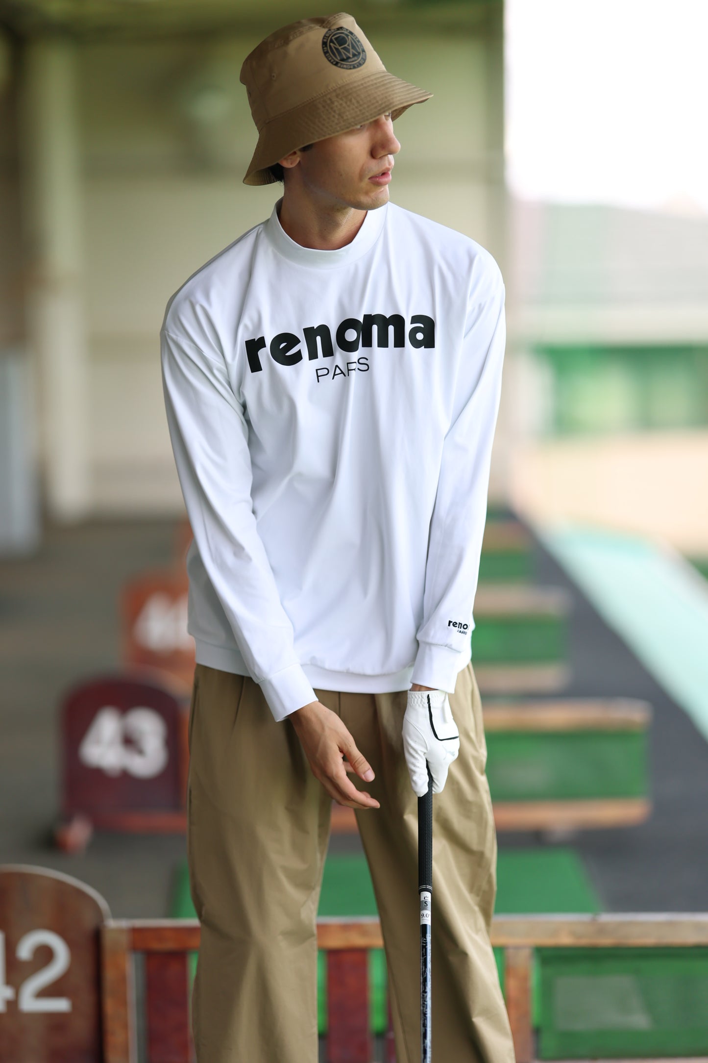 POLYESTER ROUND LOGO HAT