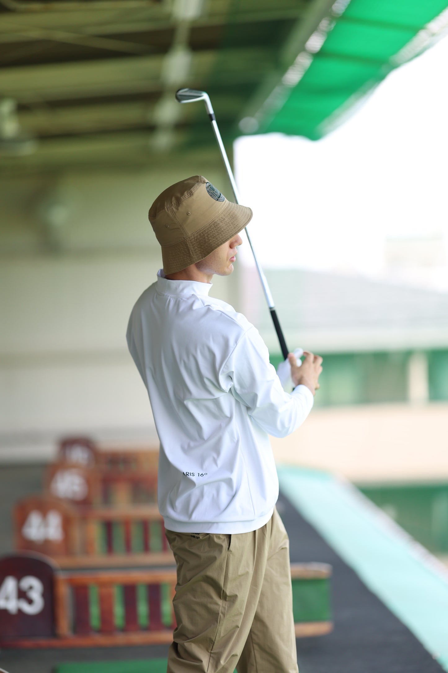 POLYESTER ROUND LOGO HAT