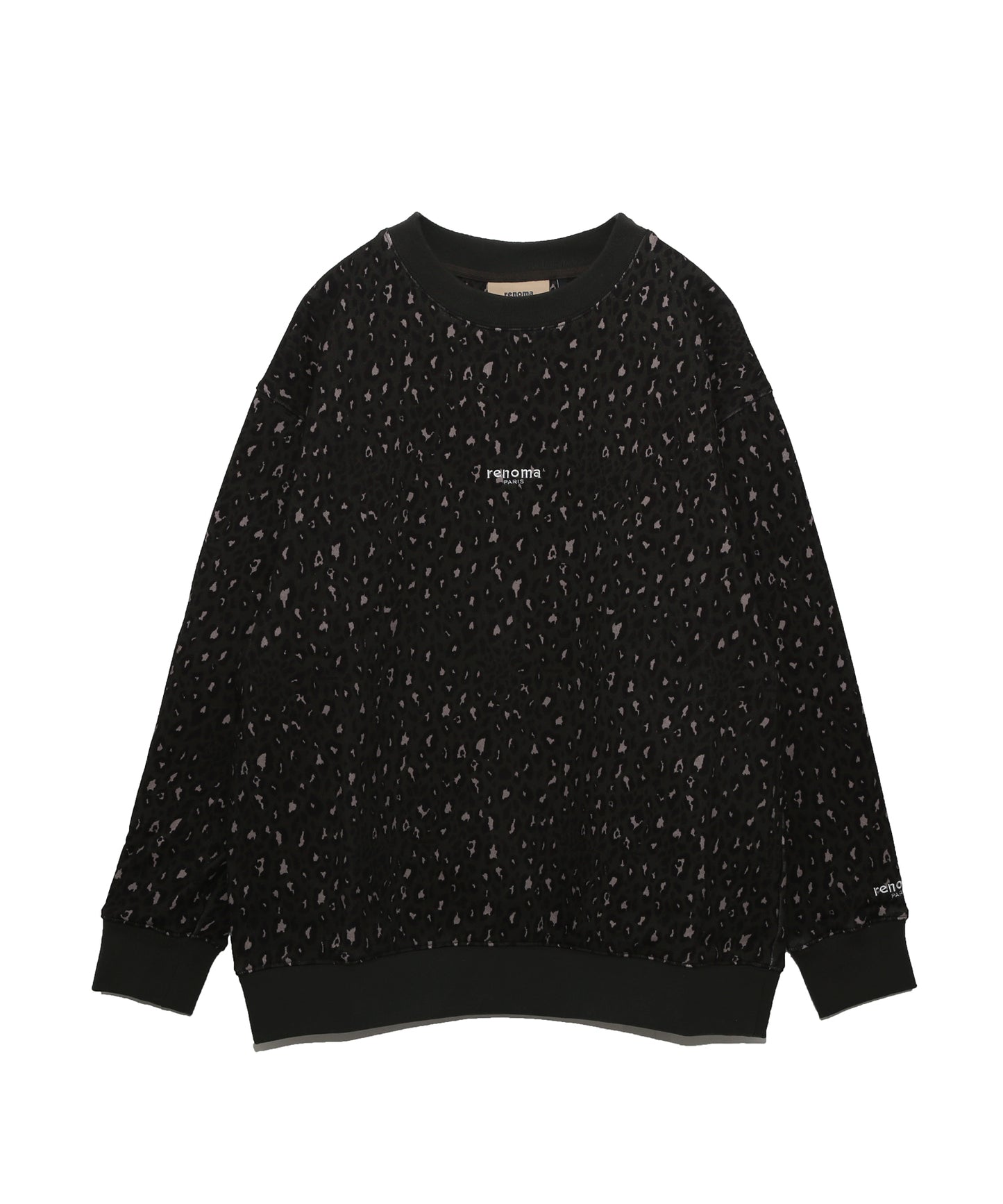 ANIMAL PRINT CREW SWEAT