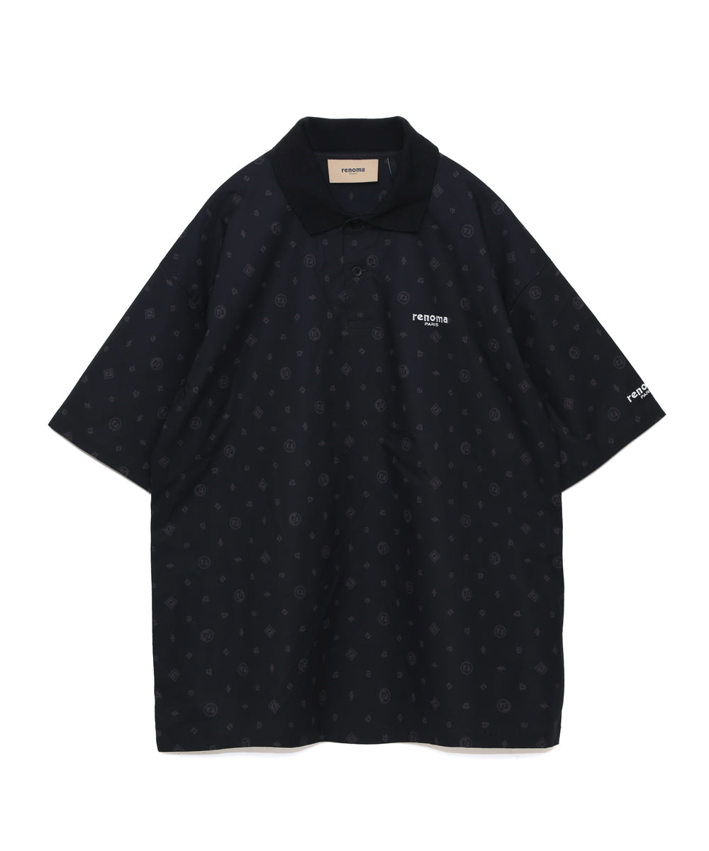 PRINT STRETCH POLO SHIRT