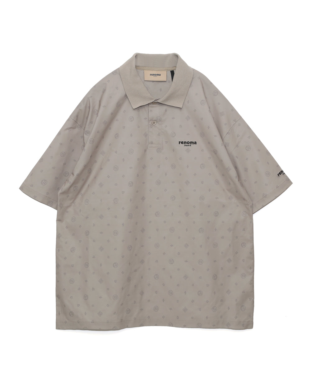 PRINT STRETCH POLO SHIRT