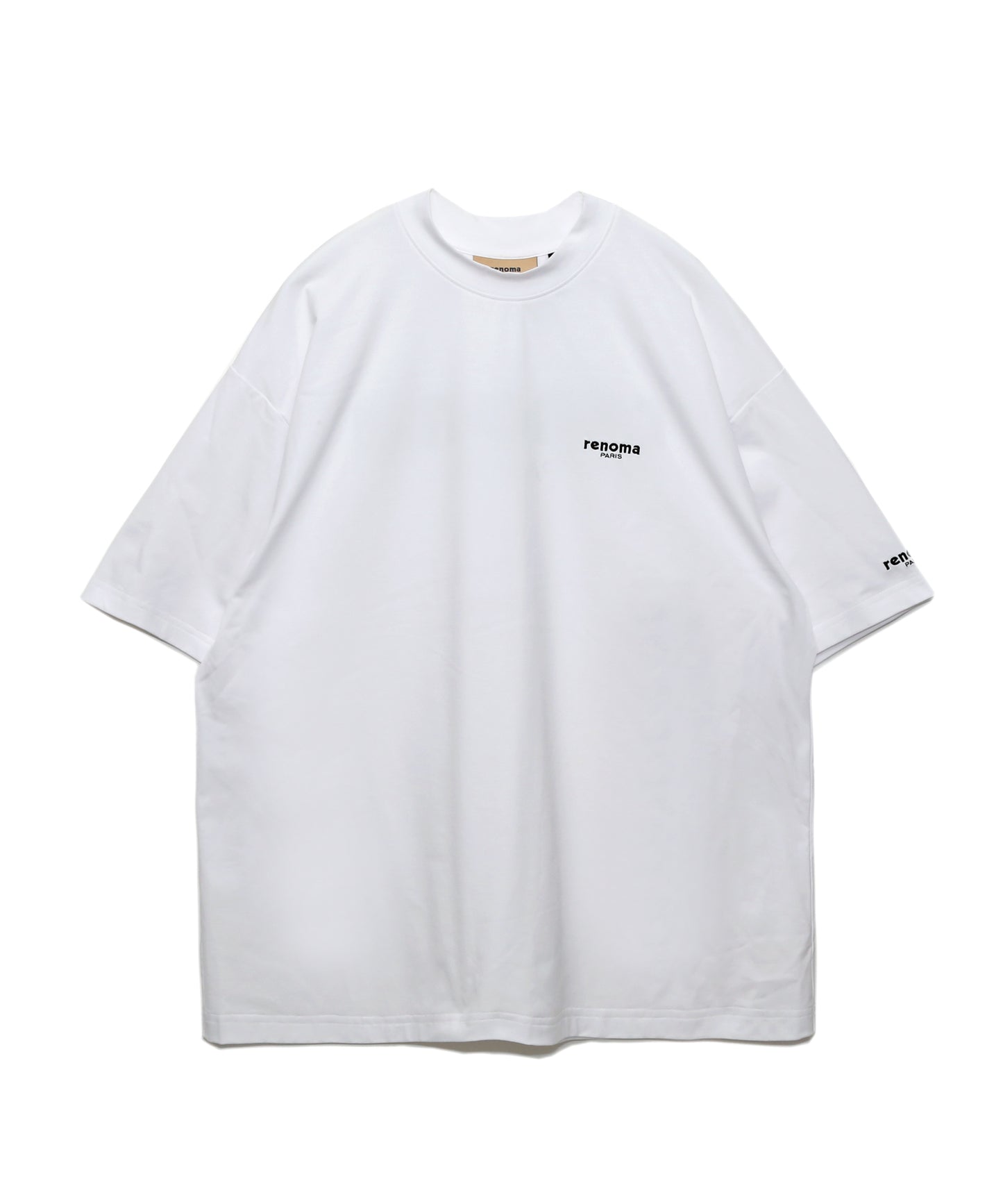 LOGO MOCK NECK T-SHIRT SS