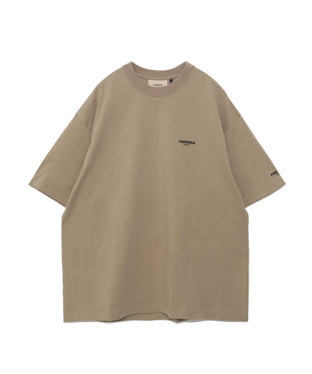LOGO MOCK NECK T-SHIRT