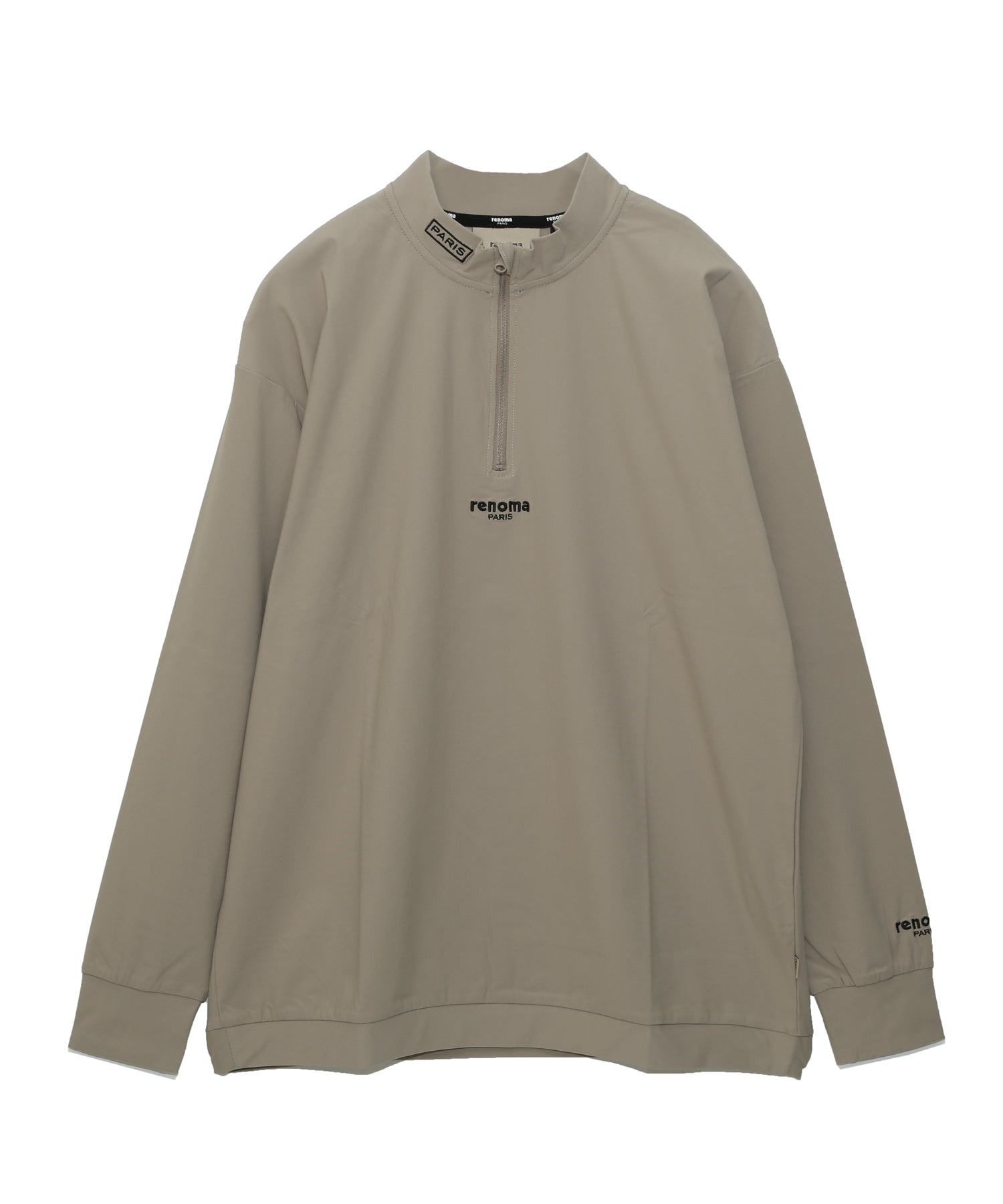 REFLECTORLOGO HALFZIP MOCK NECK L/S