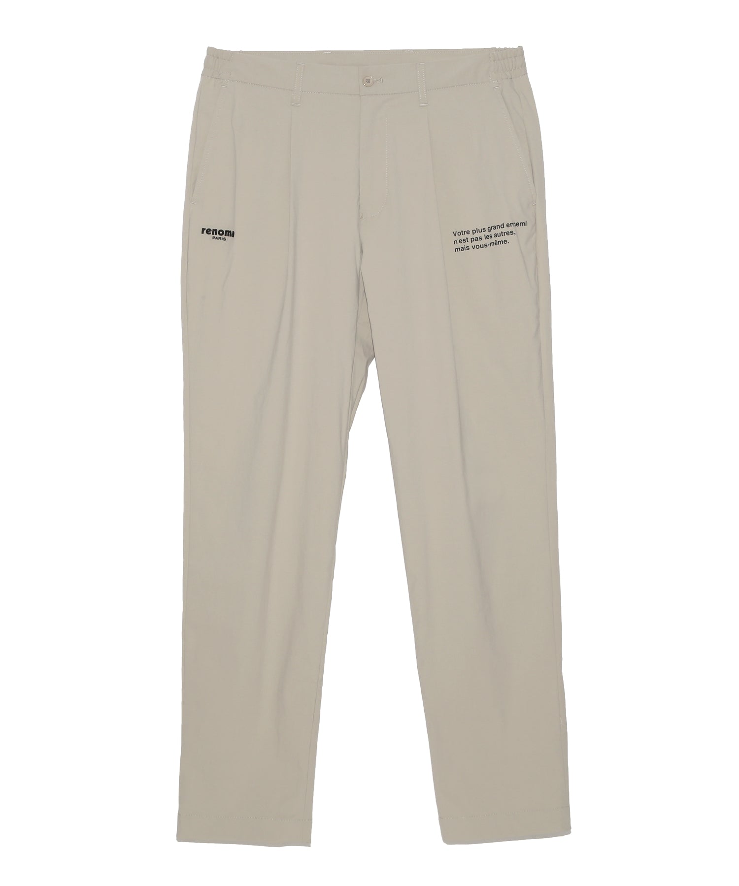 NYLON STRETCH TUCK PANTS – renoma golf