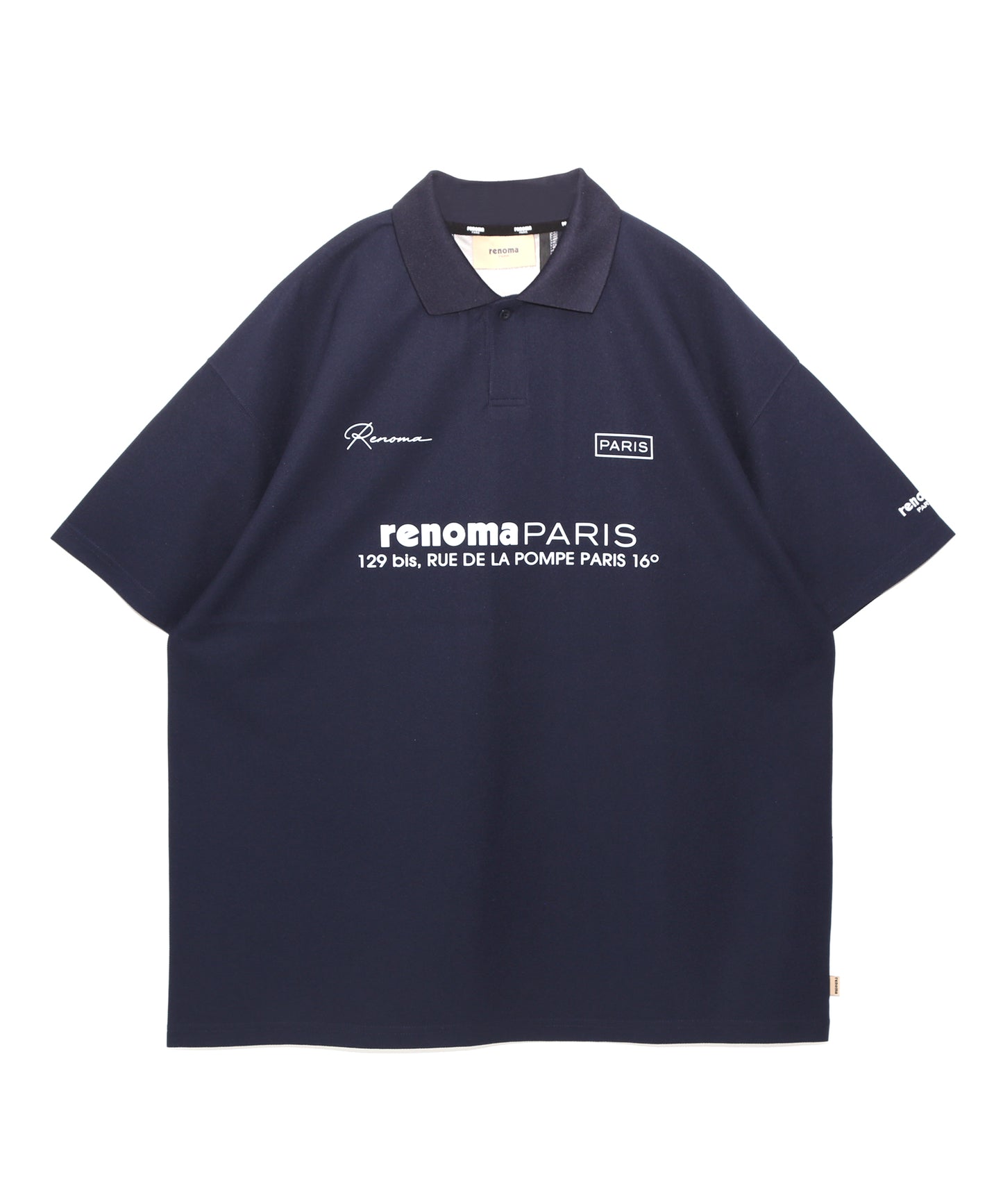 BACK SIDE SWITCHING POLO SHIRTS S/S