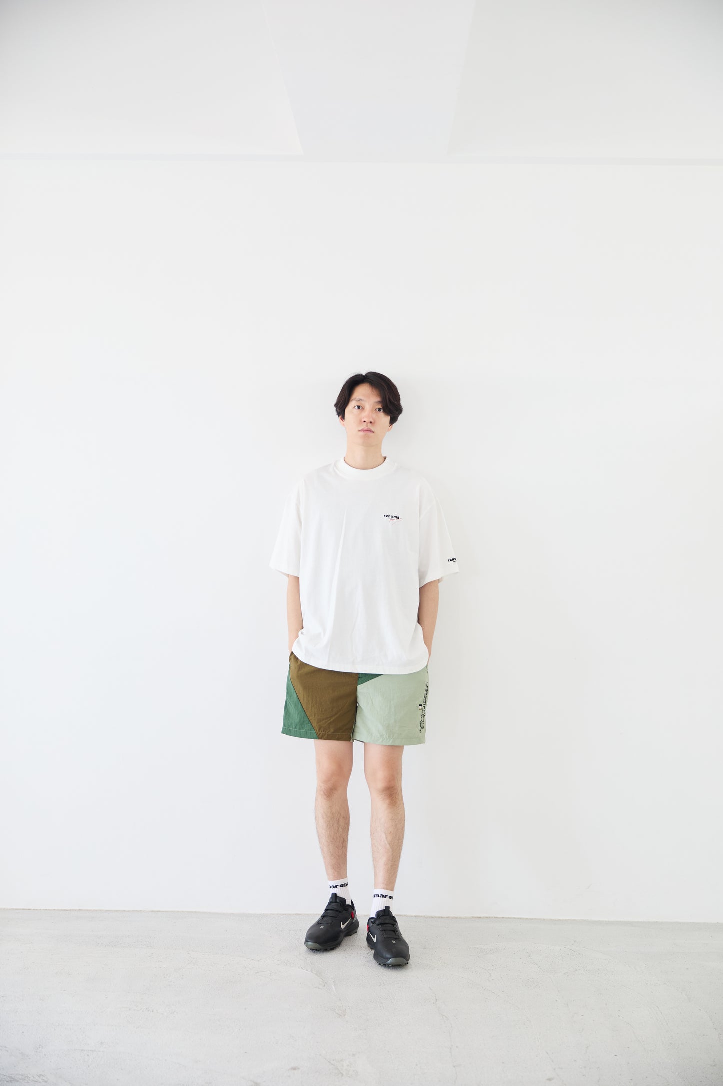 SIGN EMBROIDERY CREW NECK T-SHIRT