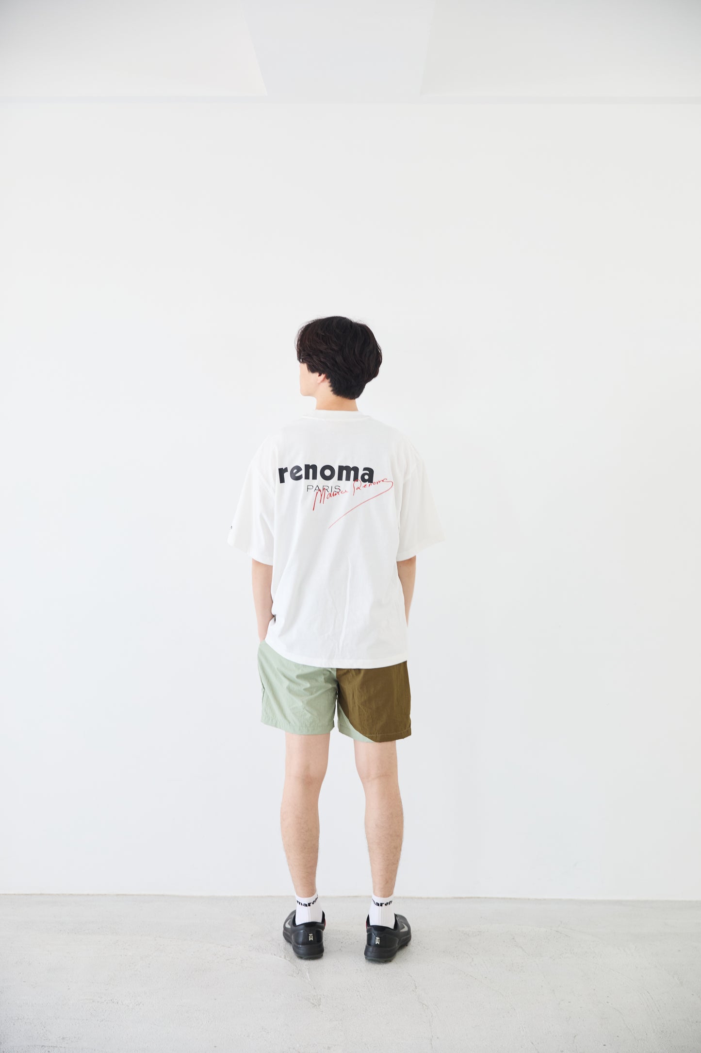 BULKY TAFFETA BLOCK SHORTS