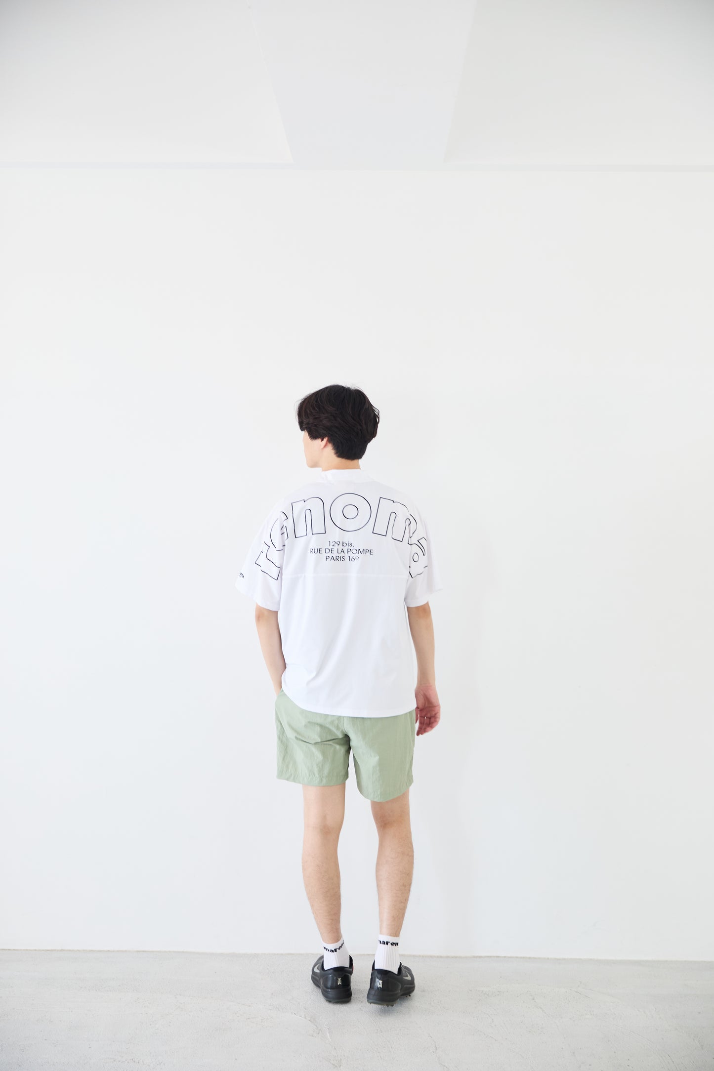 BIG LOGO MOCK NECK S/S