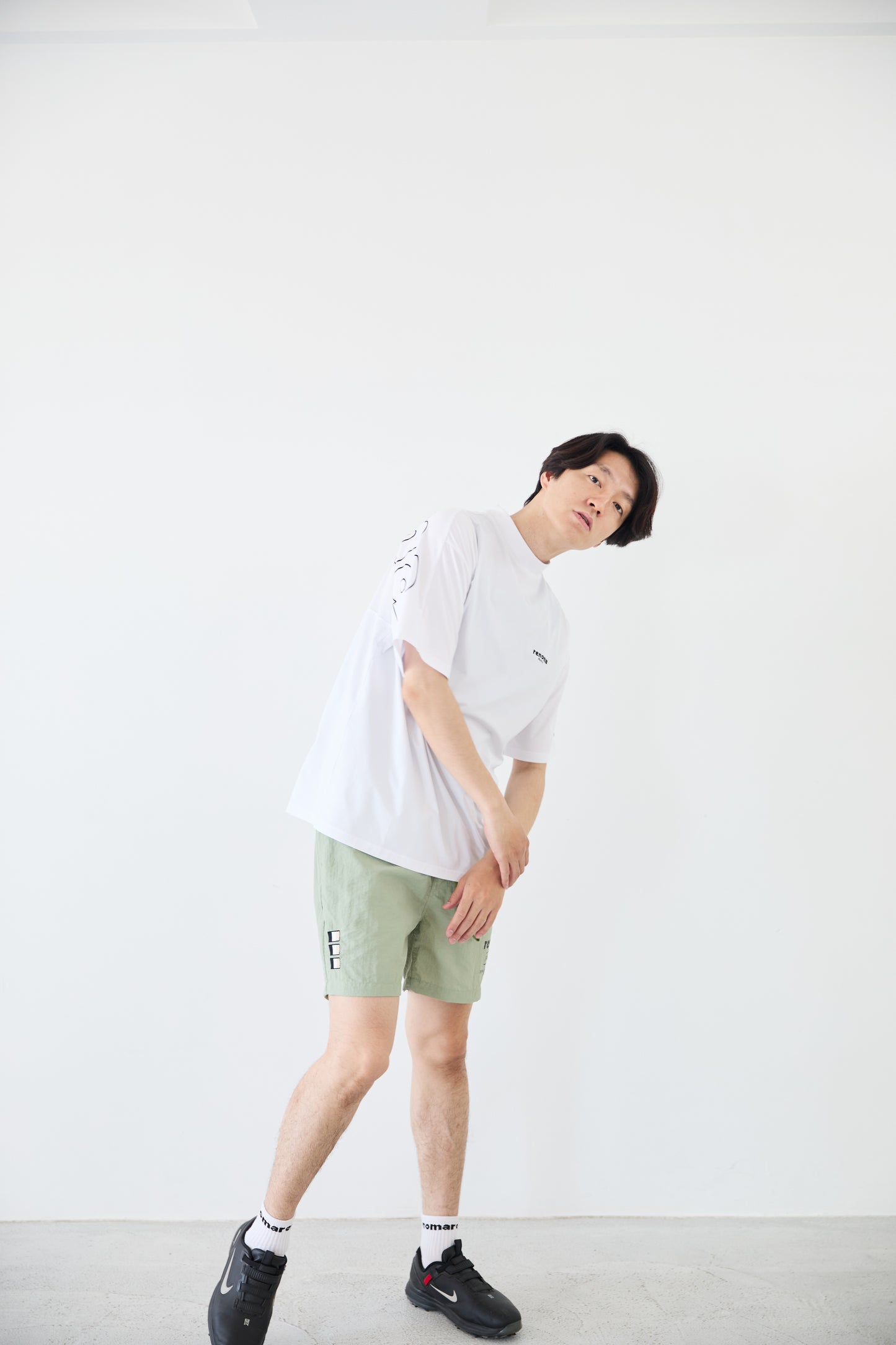BIG LOGO MOCK NECK S/S