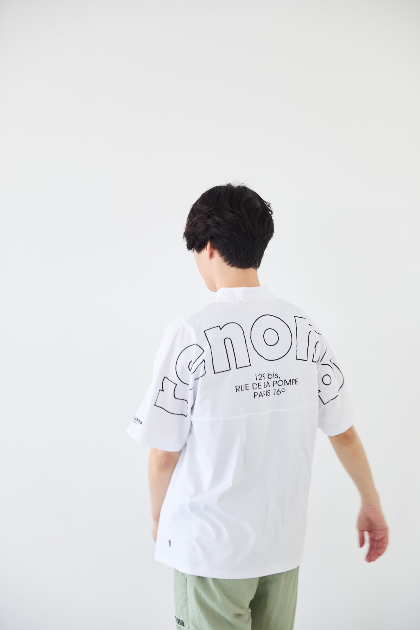 BIG LOGO MOCK NECK S/S