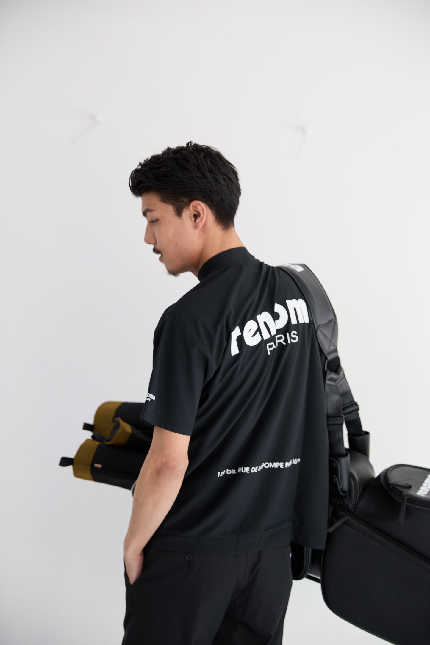 BACK LOGO MOCK NECK S/S - SP