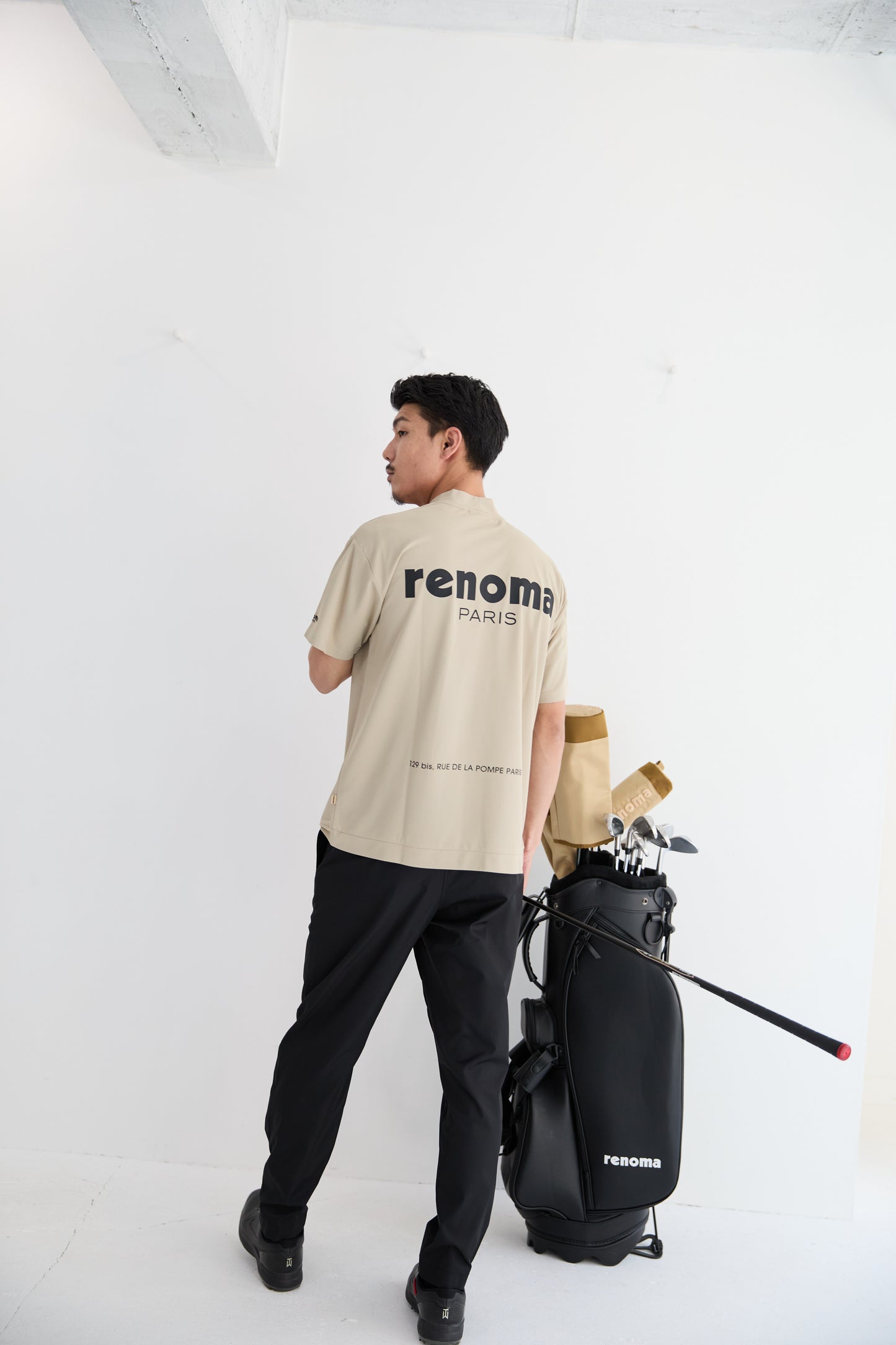 BACK LOGO MOCK NECK S/S - SP
