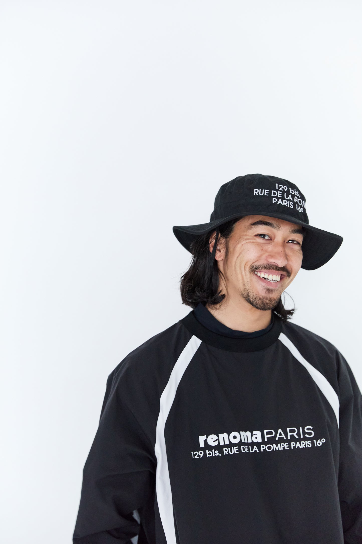 FLAG EMBROIDERY SUN HAT