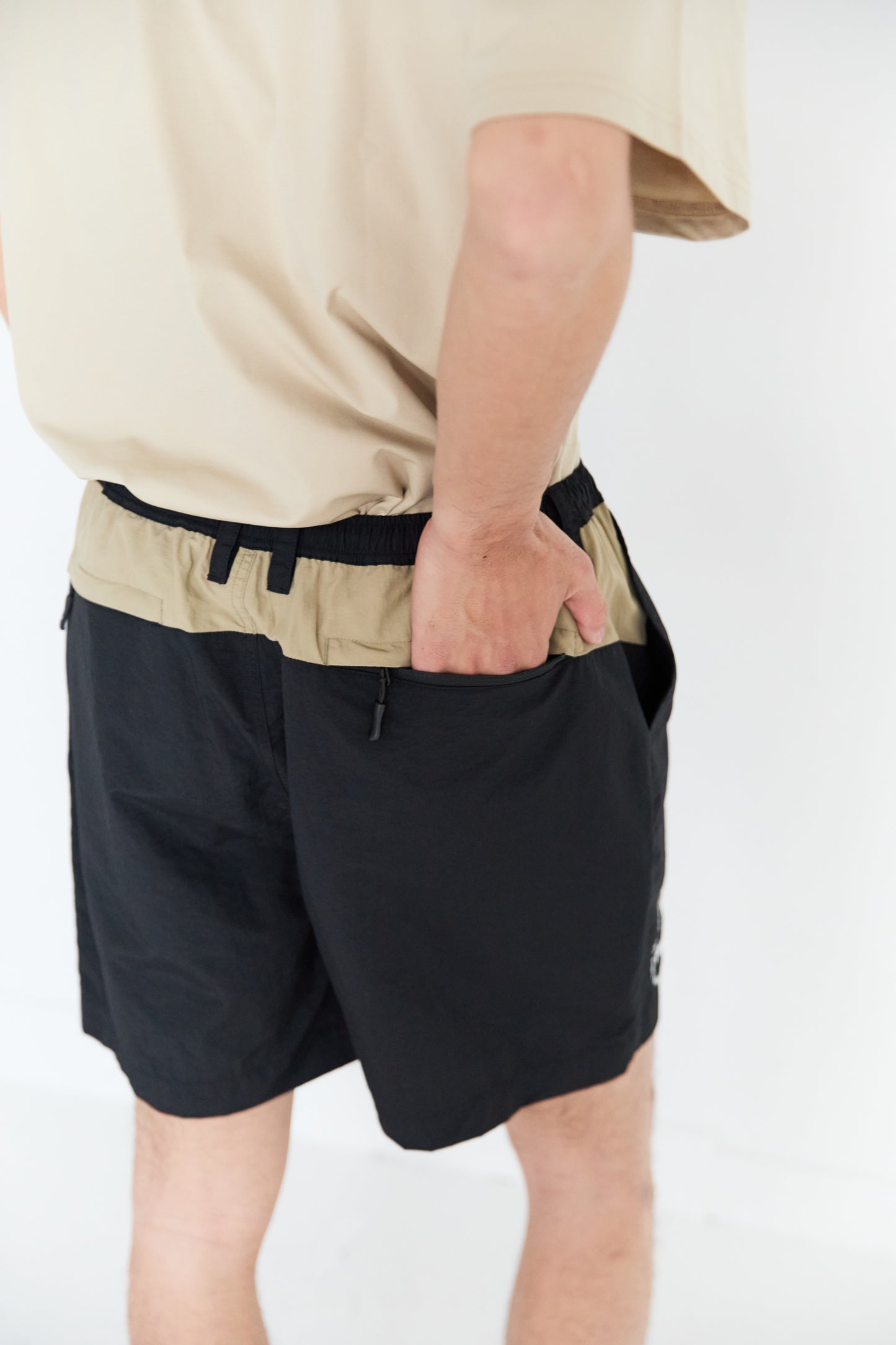 SWITCHED YOKE SHORTS