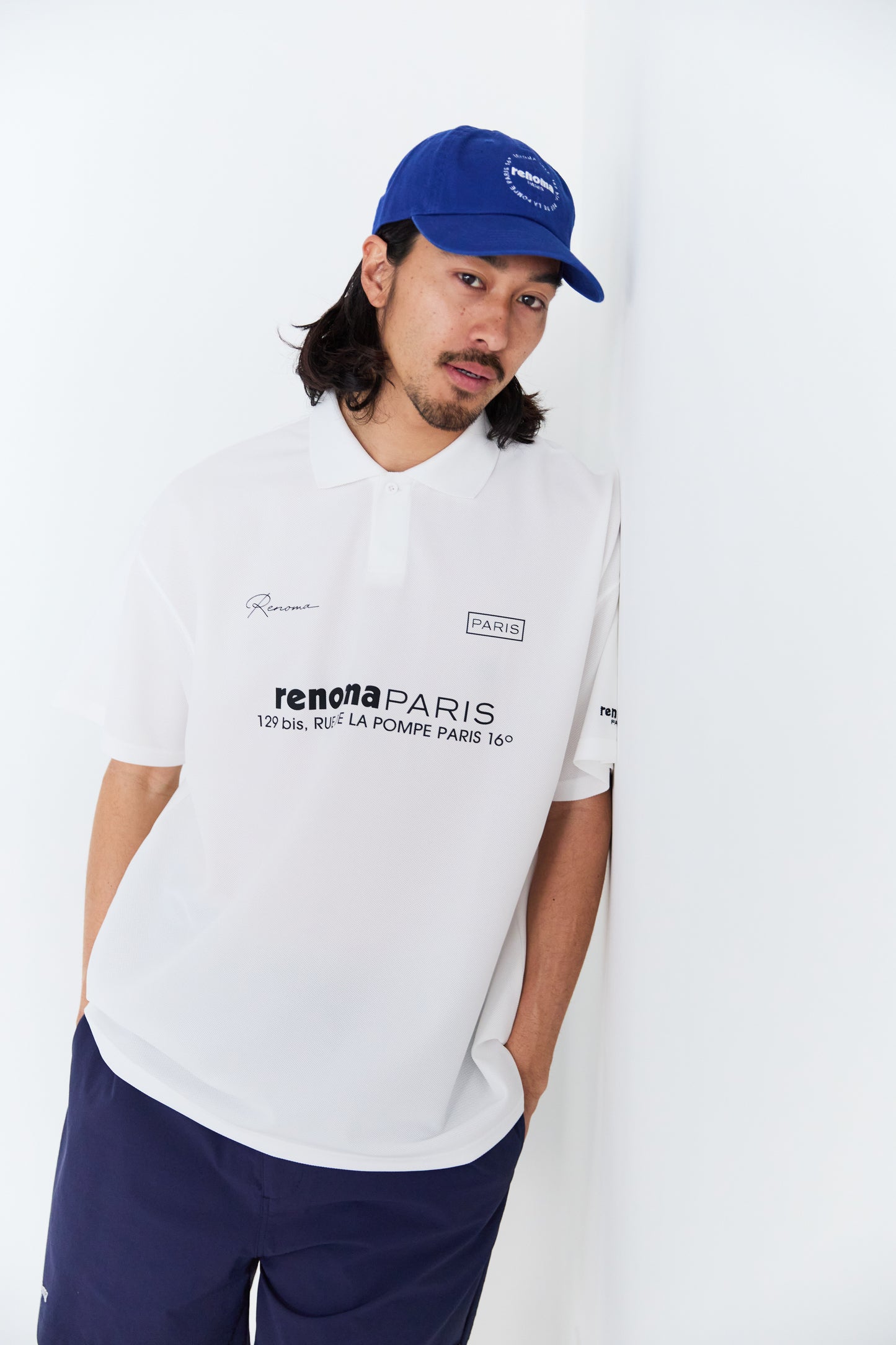 BACK SIDE SWITCHING POLO SHIRTS S/S
