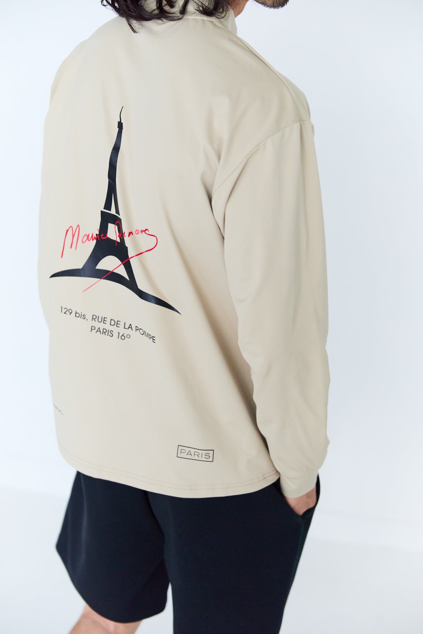 HALF ZIP MOCKNECK T L/S