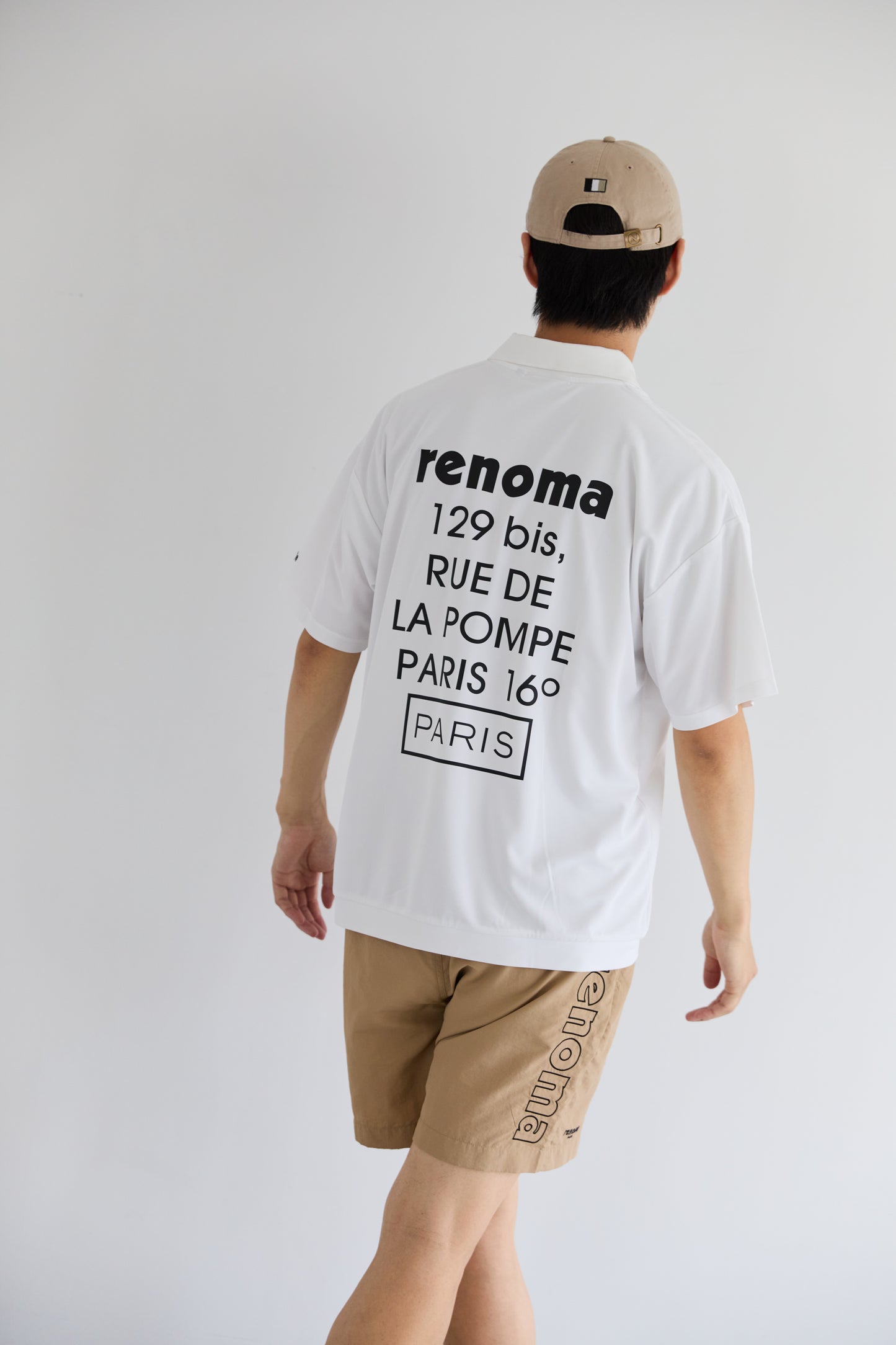 VERTICAL LOGO NYLON SHORTS