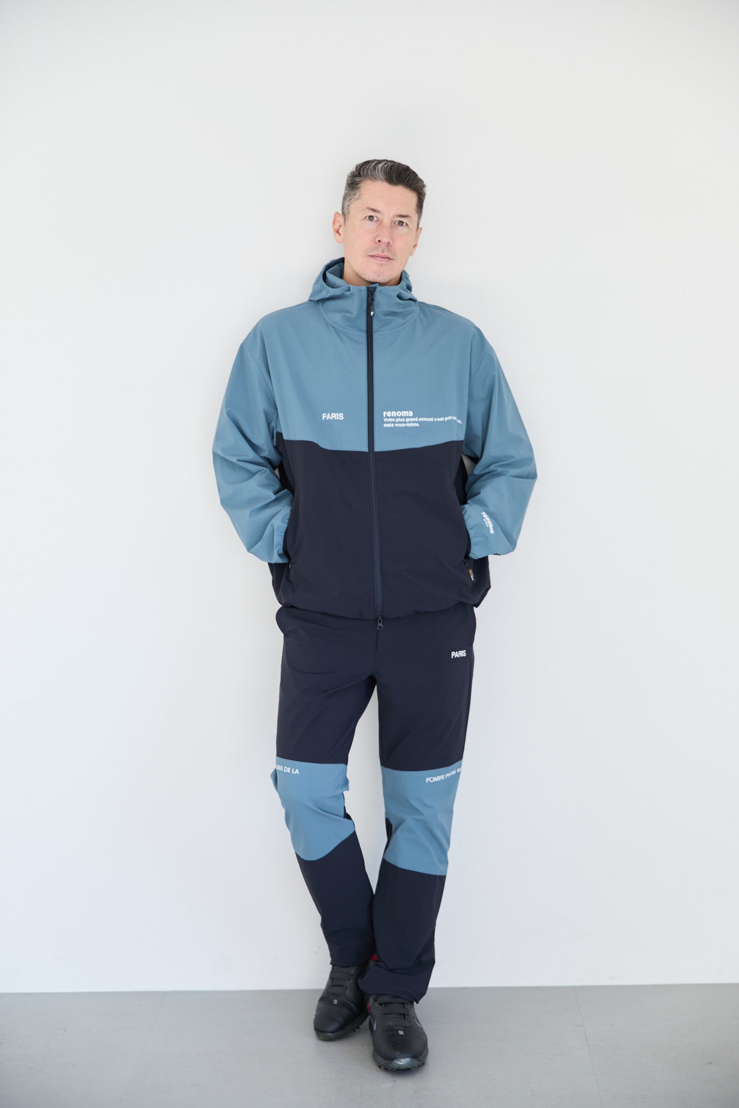 NYLON COLOR SWITCHING HOODIE