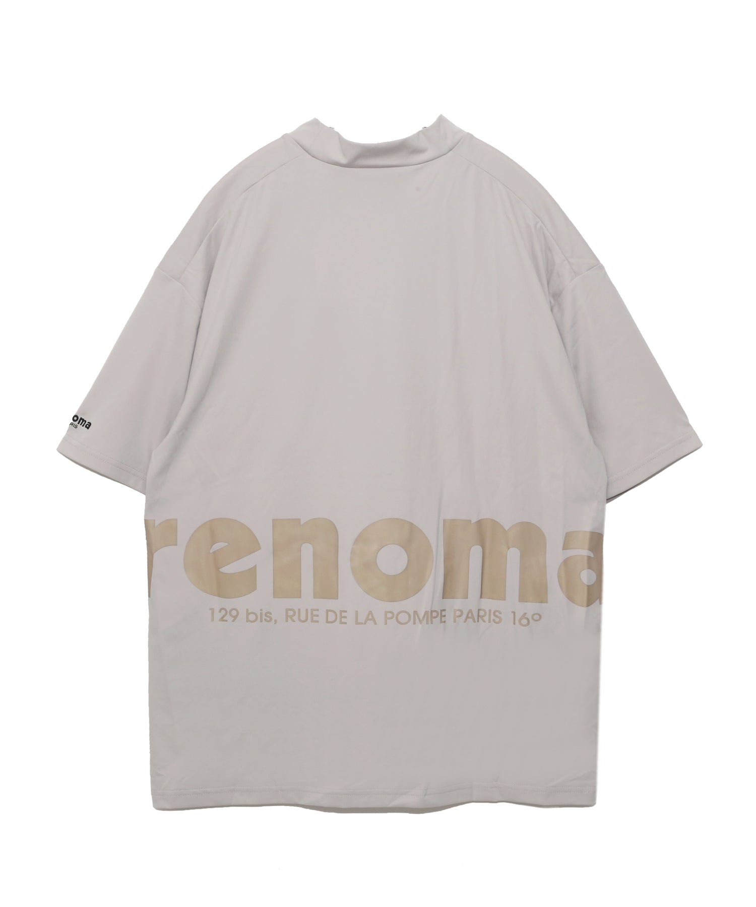 BIG LOGO MOCK NECK PULLOVER SS – renoma golf