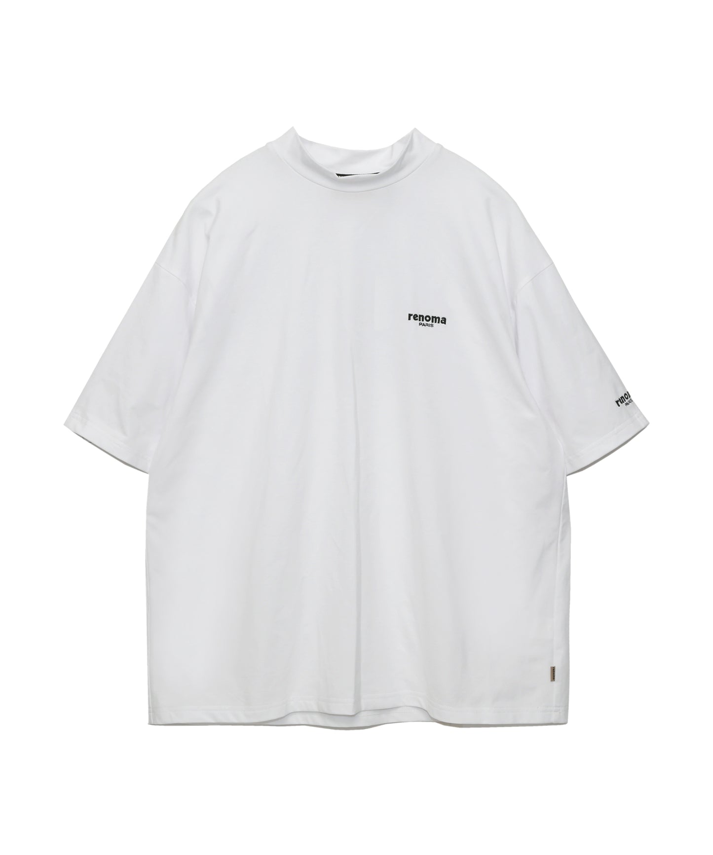 BIG LOGO MOCK NECK S/S