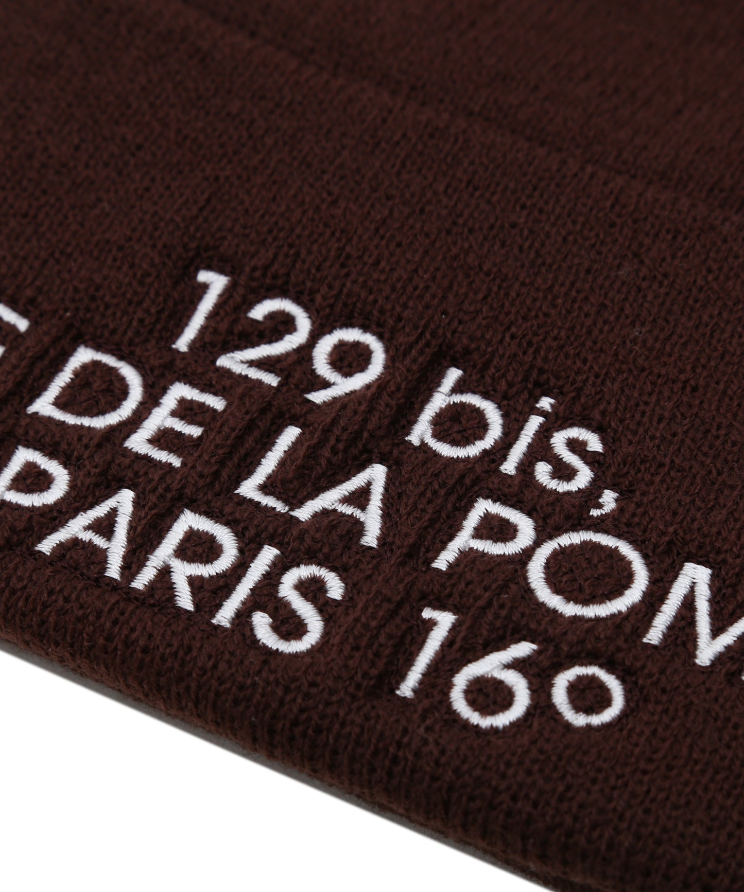 ADDRESS LOGO CUFF KNIT