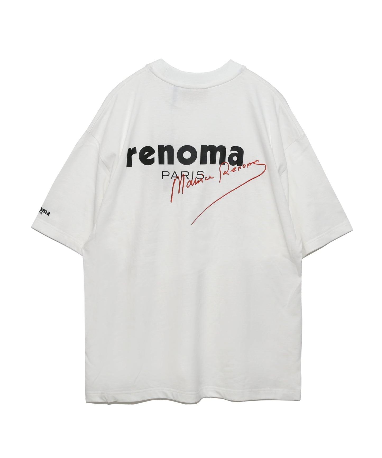 SIGN EMBROIDERY CREW NECK T-SHIRT