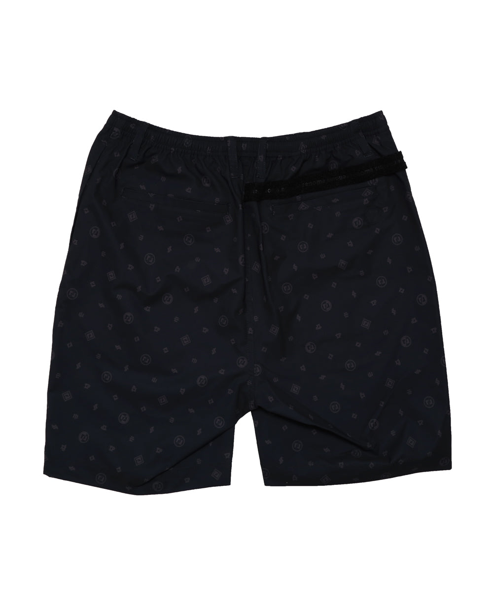 PRINT STRETCH SHORT PANTS
