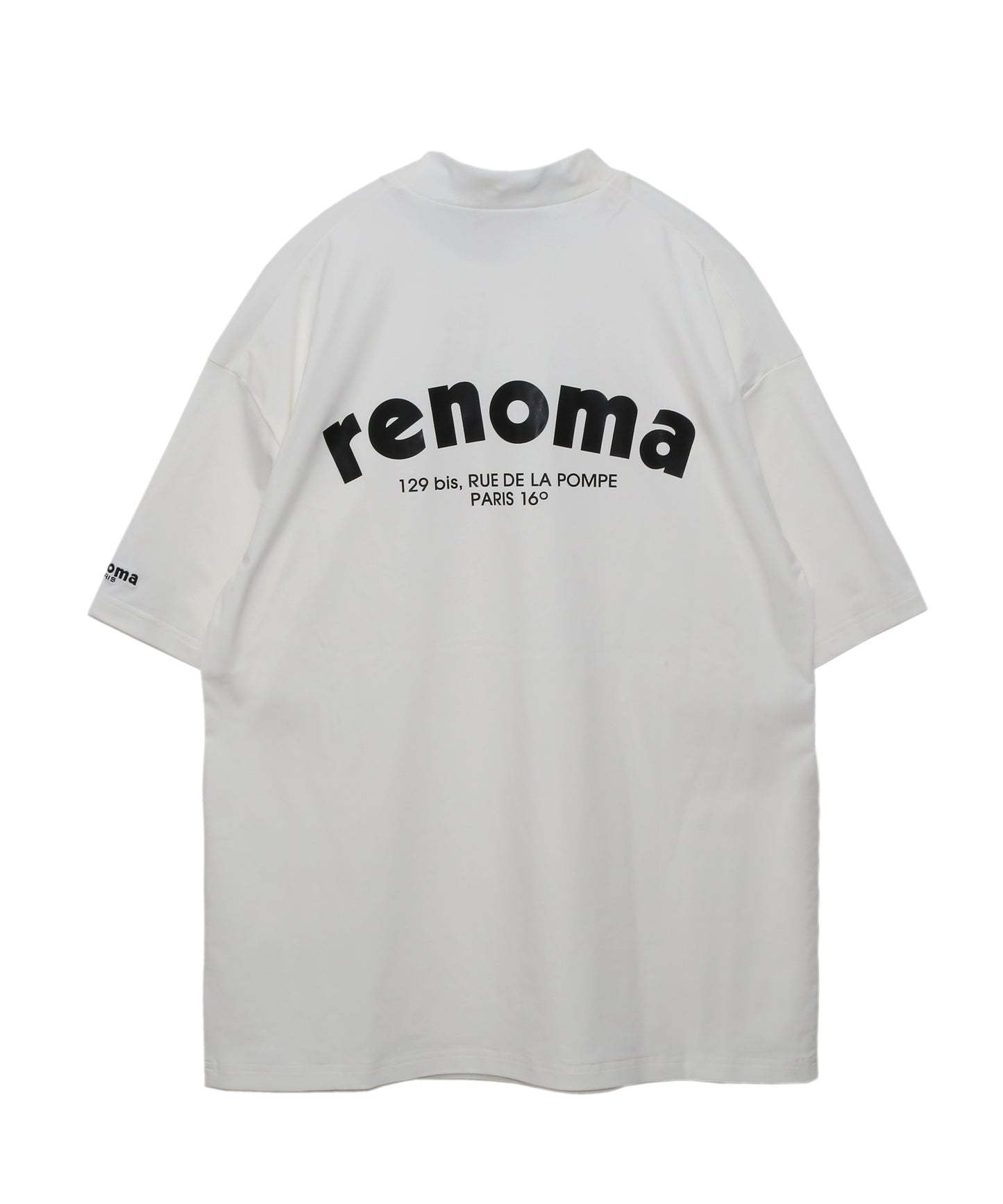LOGO S/S MOCK NECK PULLOVER