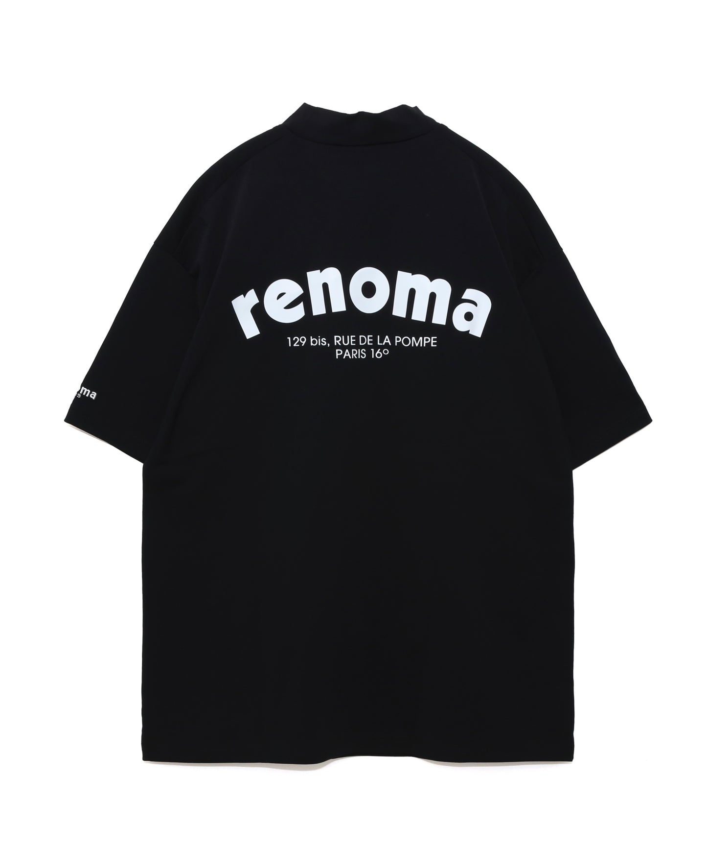LOGO S/S MOCK NECK PULLOVER