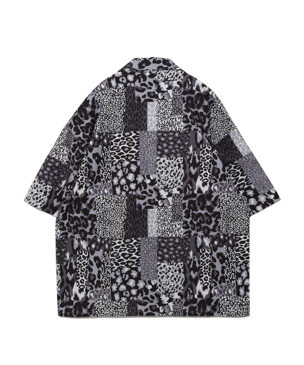 ANIMAL OPEN COLLAR SHIRT