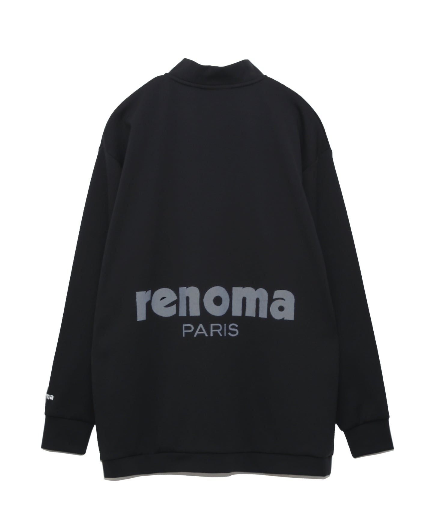 REFLECTOR PRINT HALFZIP MOCK NECK L/S