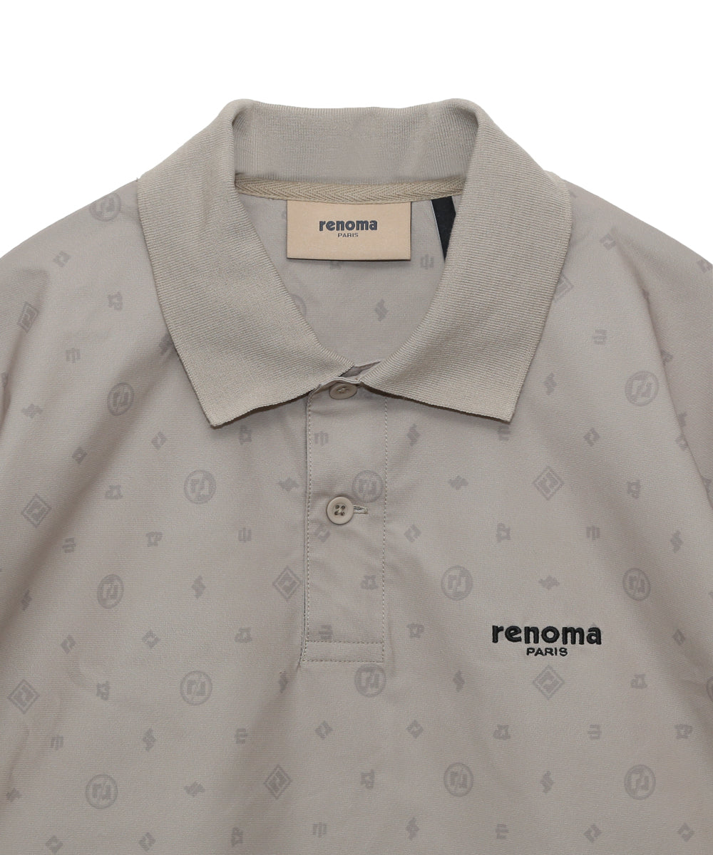 PRINT STRETCH POLO SHIRT