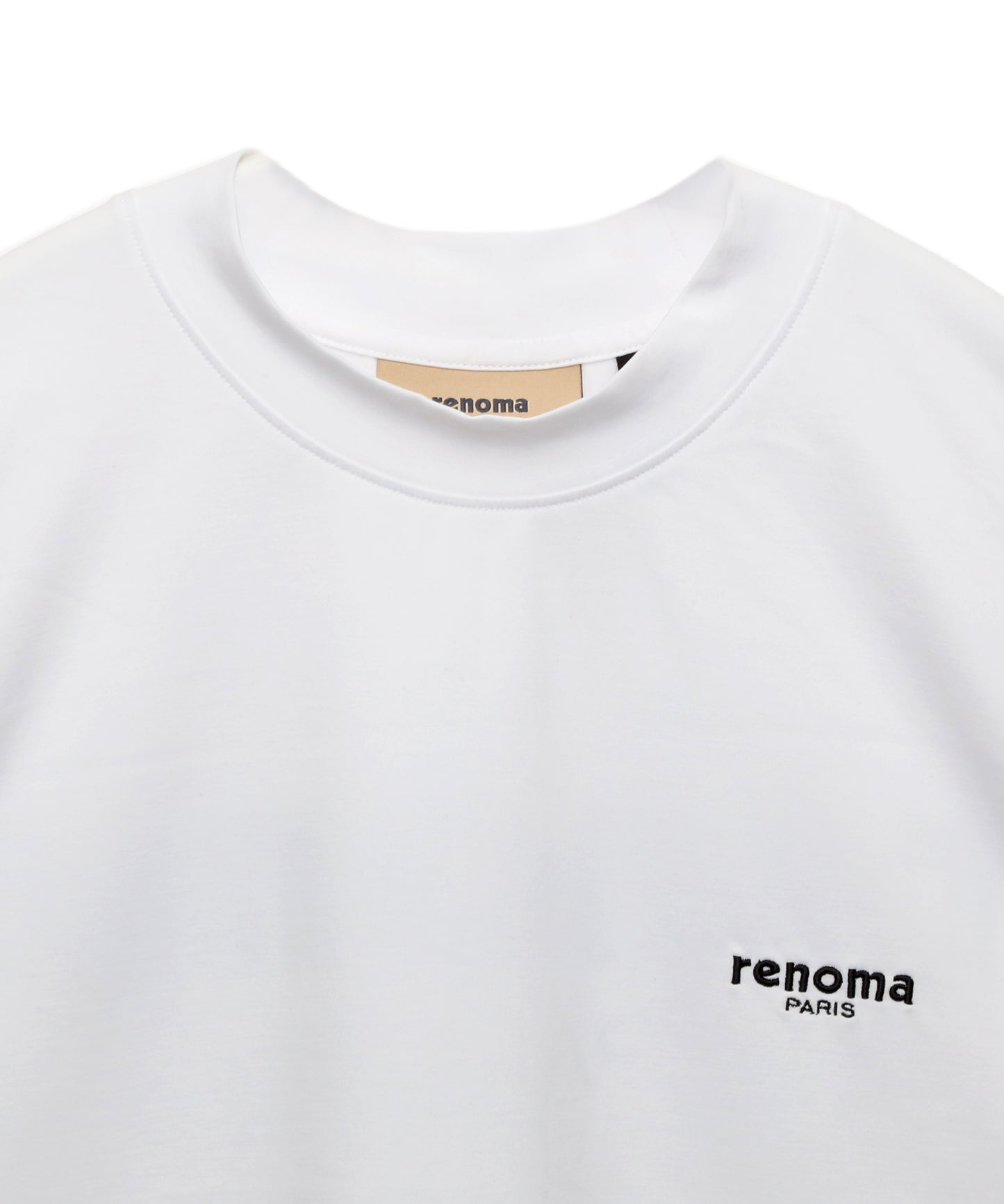 LOGO MOCK NECK T-SHIRT SS