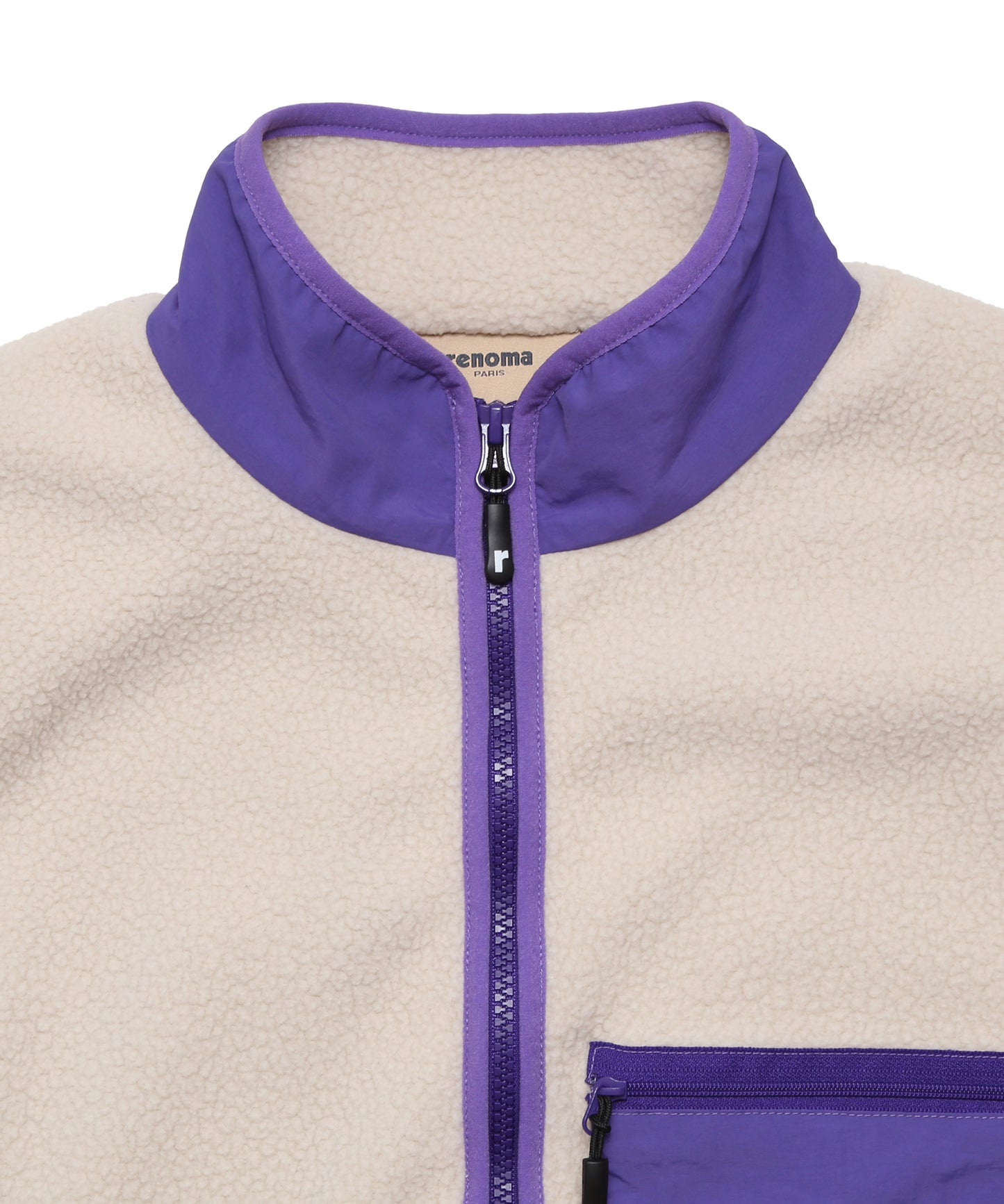 FLEECE FALF ZIP VEST