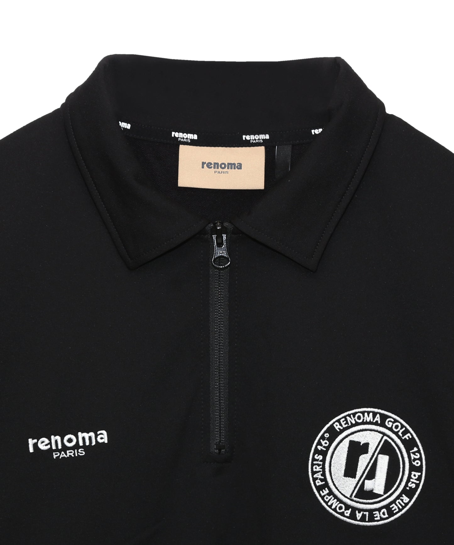 SWEAT SETUP HALF-ZIP POLO L/S