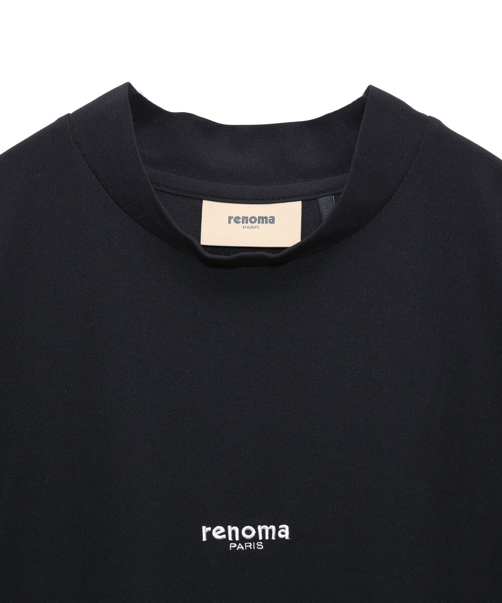 BIG LOGO MOCK NECK PULLOVER