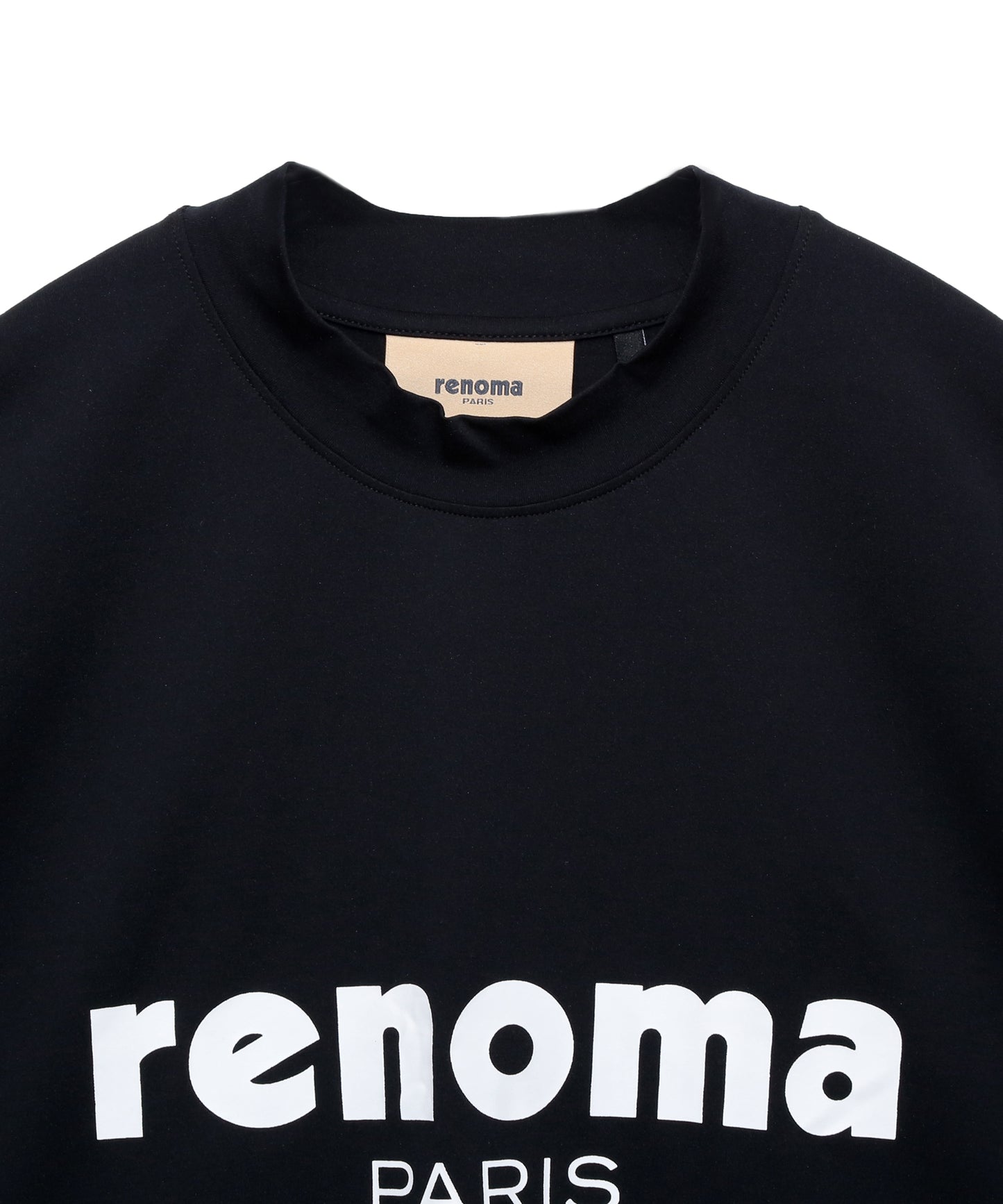 BASIC MOCK NECK T-SHIRT SS