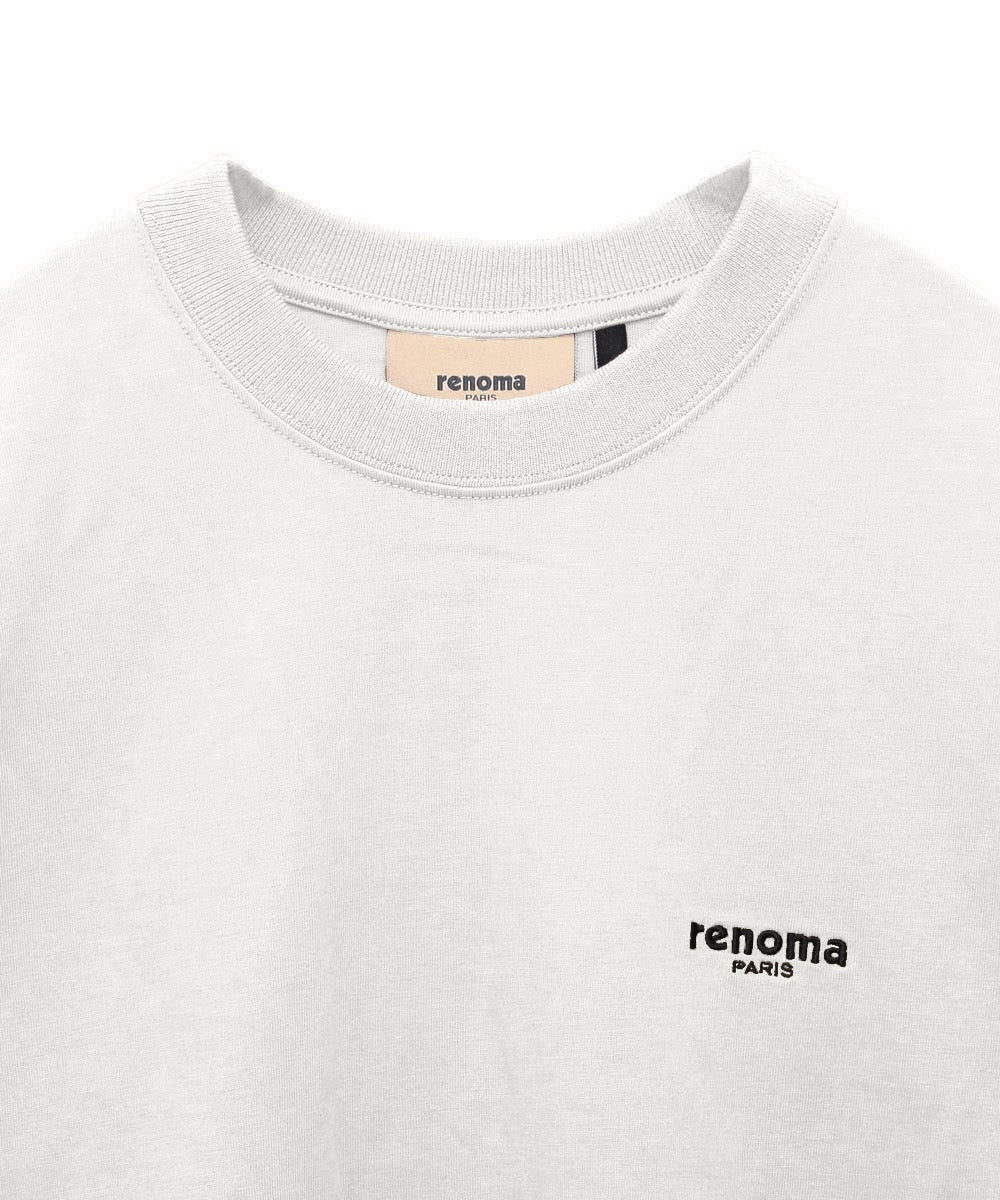 LOGO MOCK NECK T-SHIRT