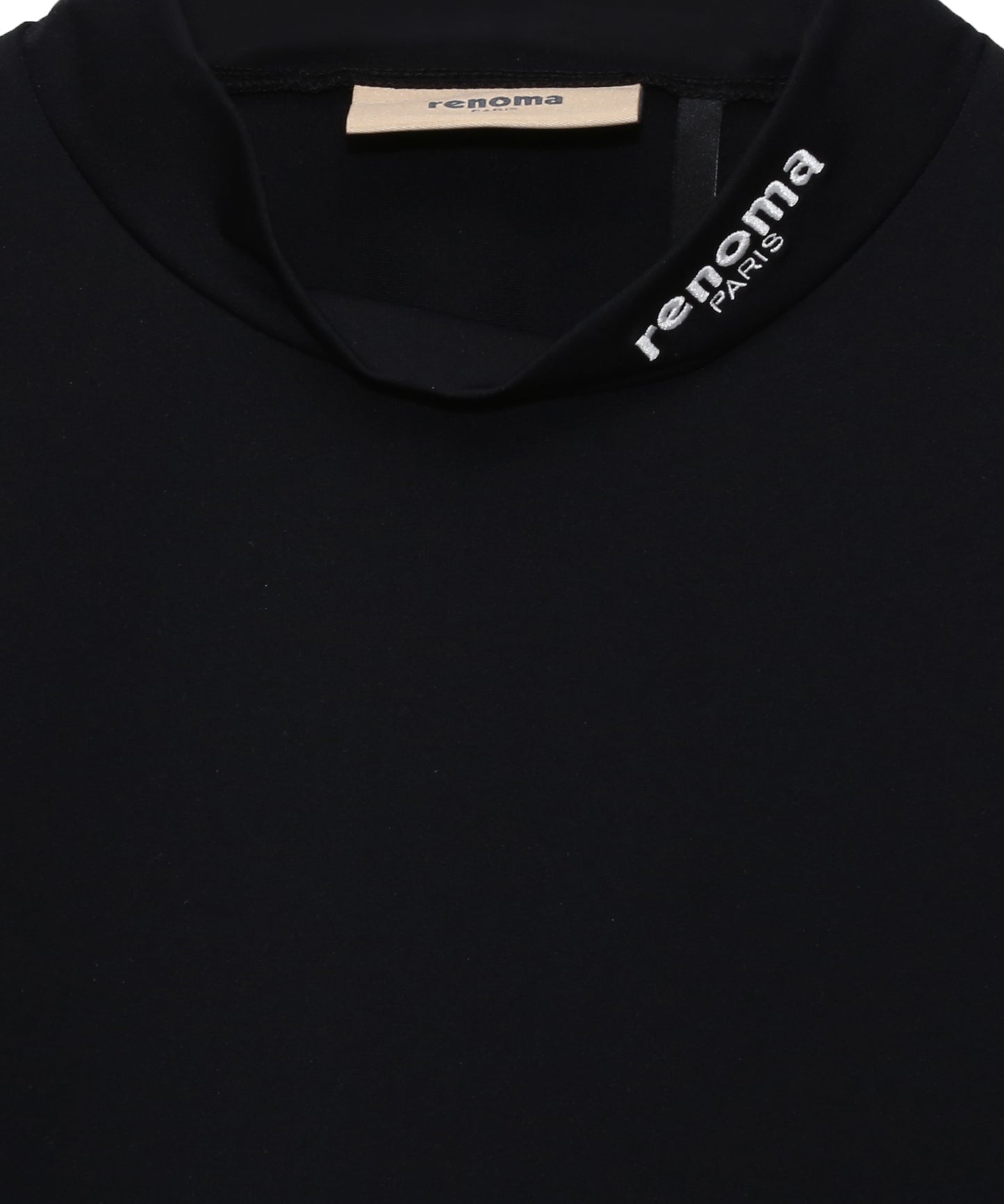 LOGO S/S MOCK NECK PULLOVER
