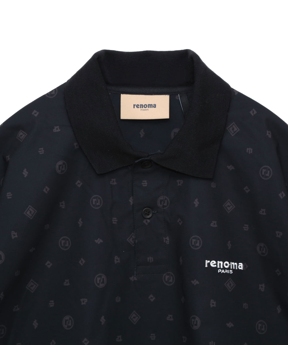 PRINT STRETCH POLO SHIRT