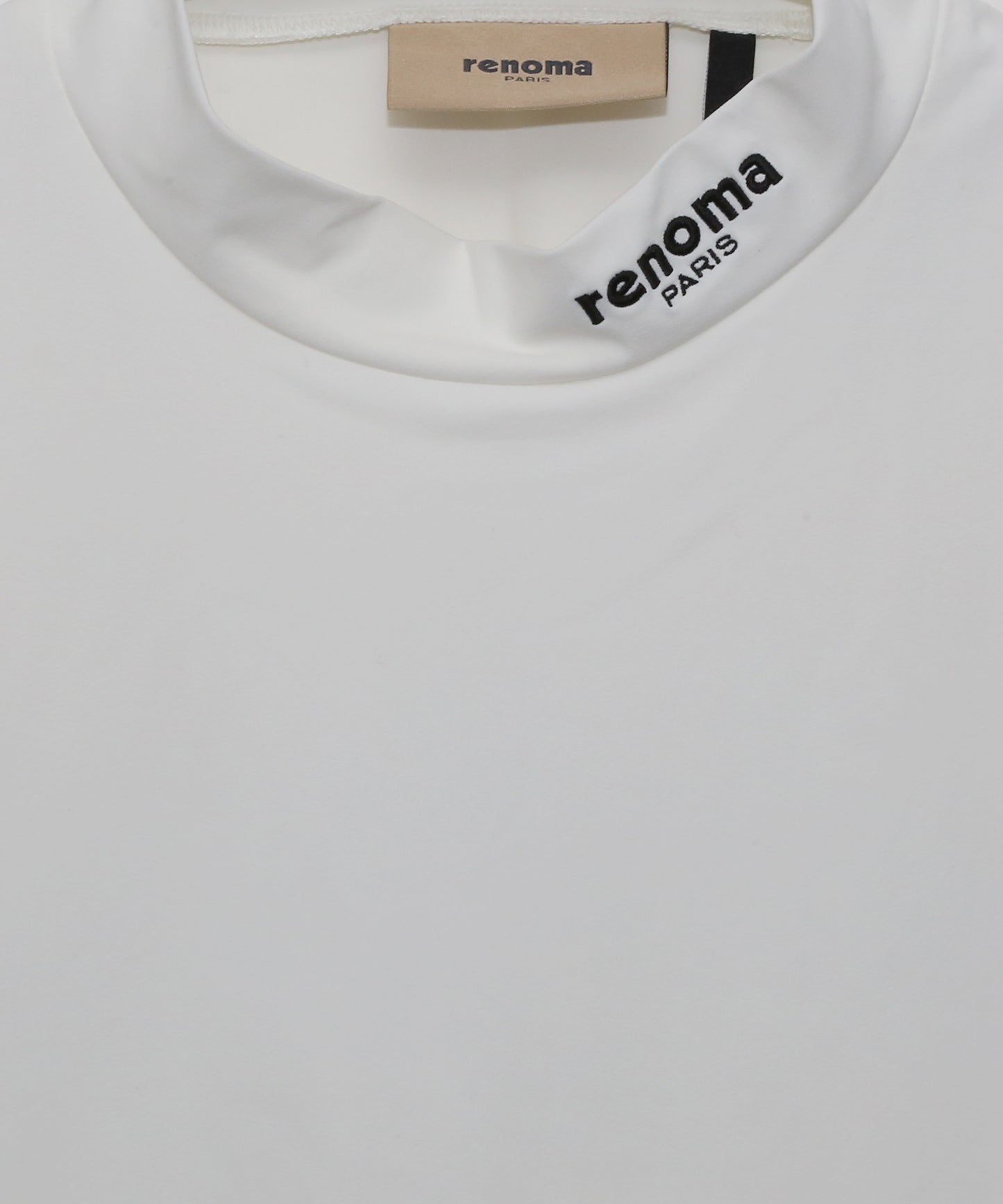 LOGO S/S MOCK NECK PULLOVER