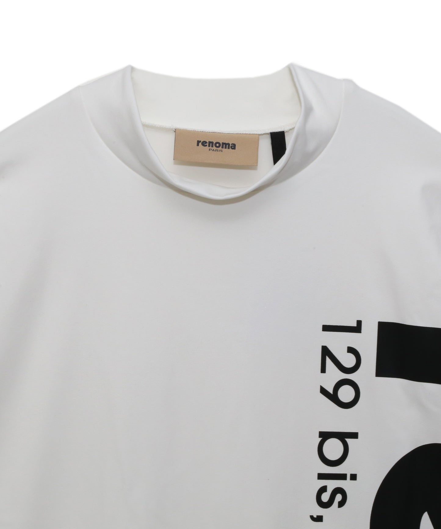 SETUP BIG LOGO MOCK NECK