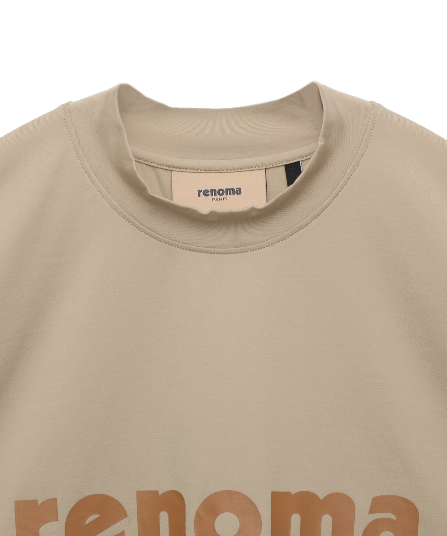 BASIC MOCK NECK T-SHIRT SS