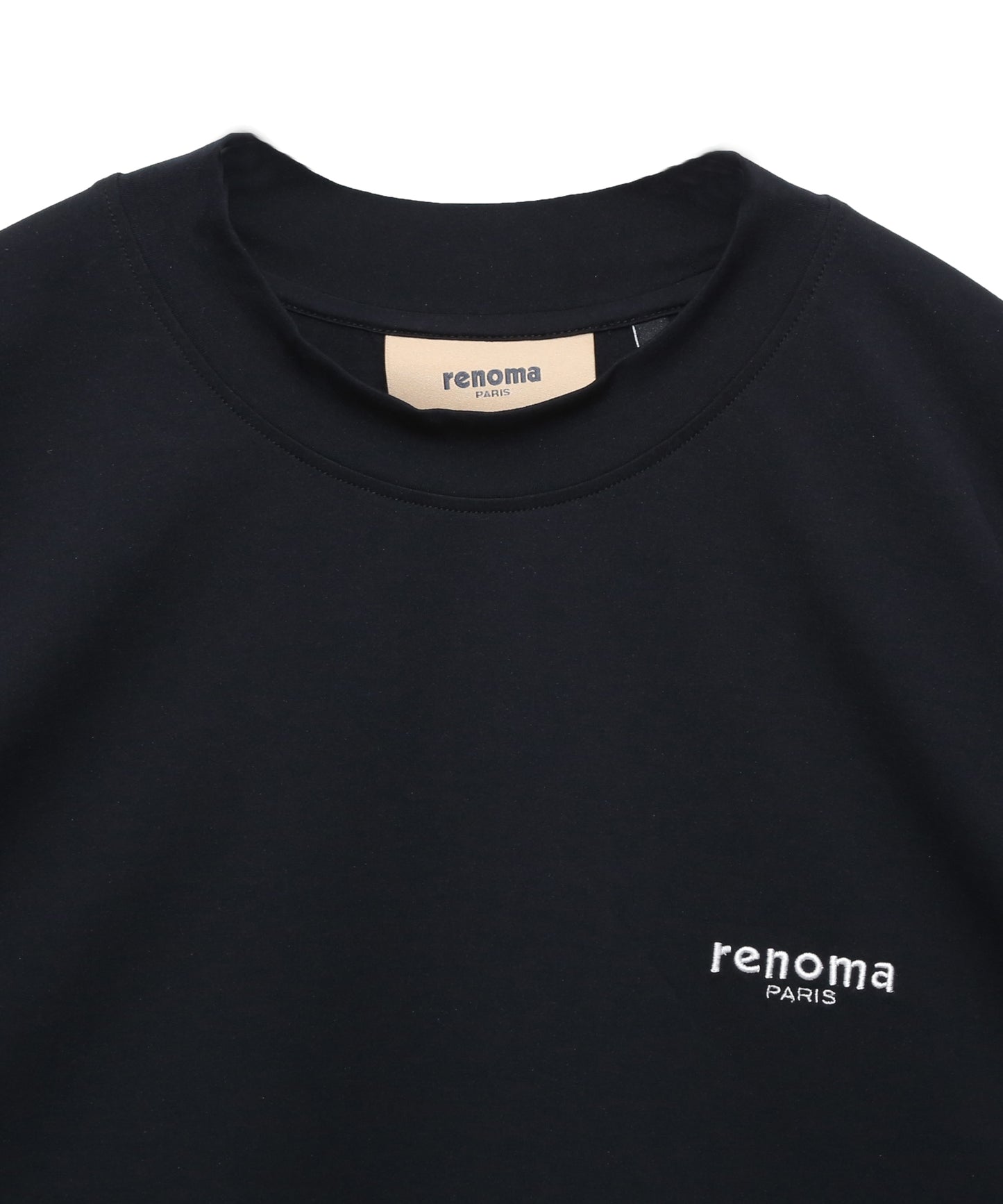 LOGO MOCK NECK T-SHIRT SS